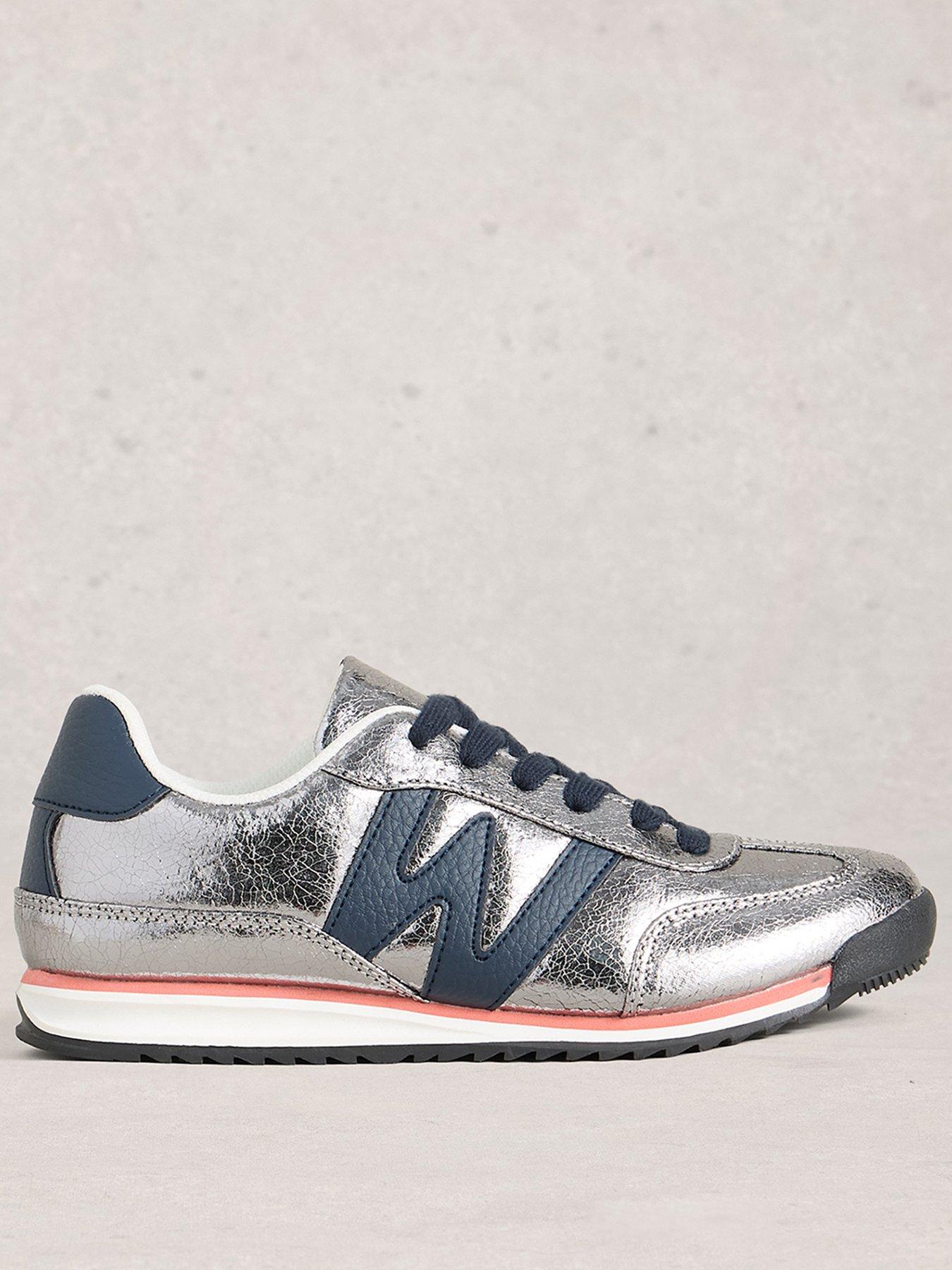 Image 1 of 4 of White Stuff Lucy Trainer - Silver-Tone