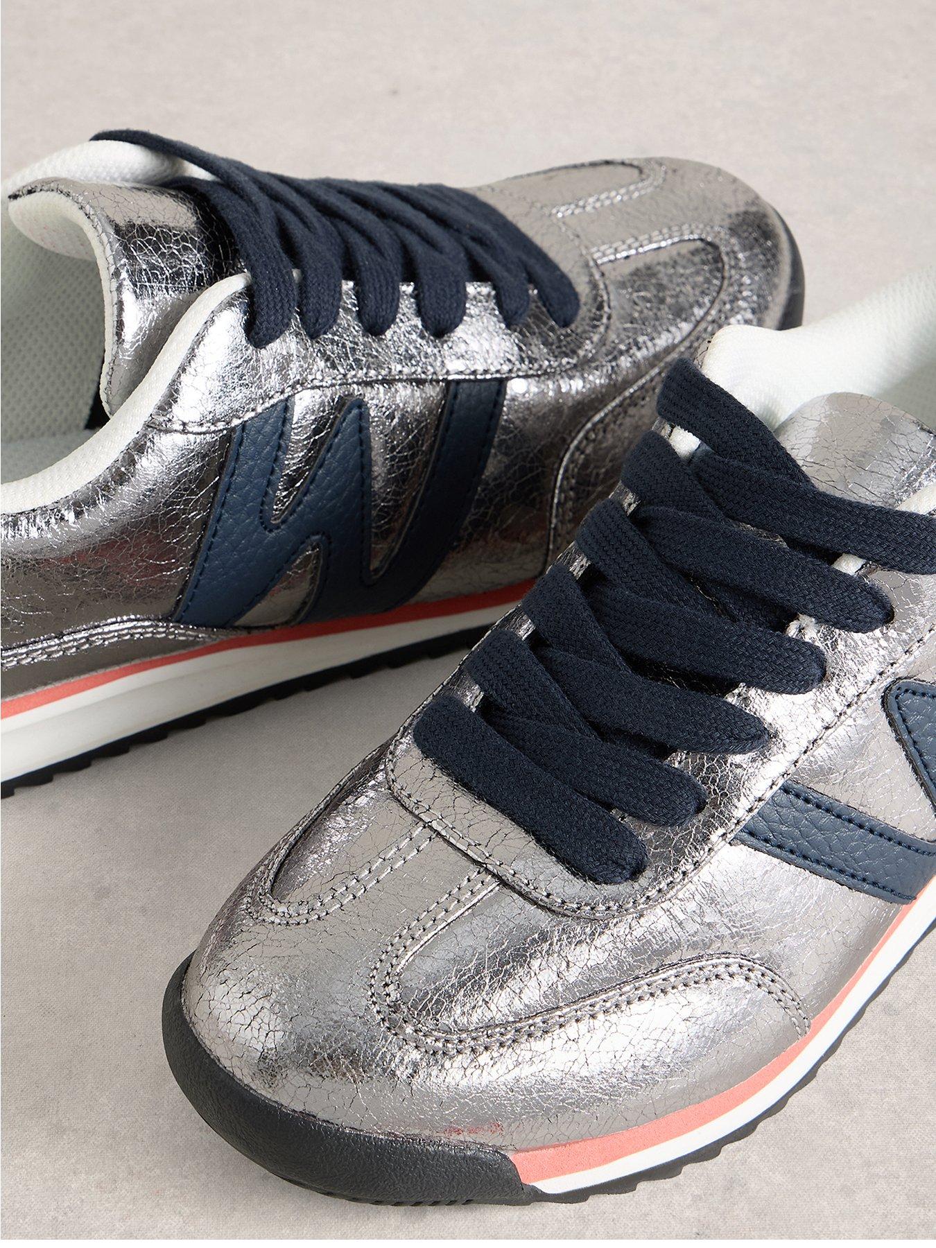 Image 4 of 4 of White Stuff Lucy Trainer - Silver-Tone