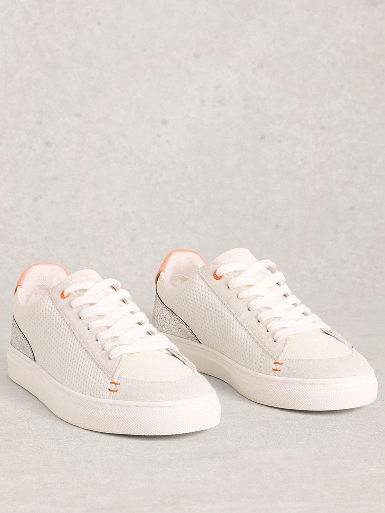 Image 2 of 4 of White Stuff Tori Perforated Trainer - White