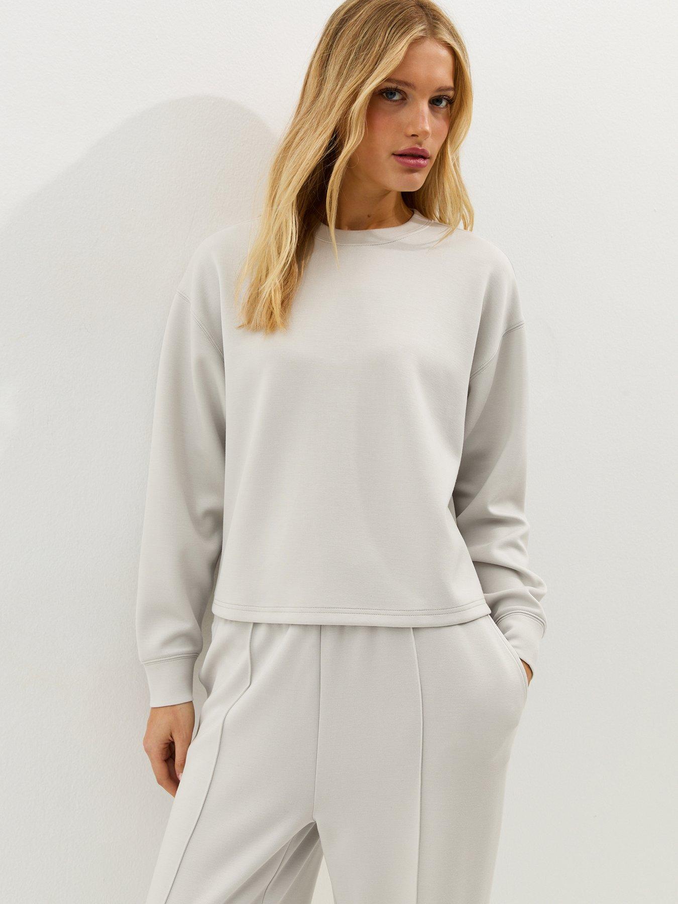 New Look Light Grey Premium Sweatshirt