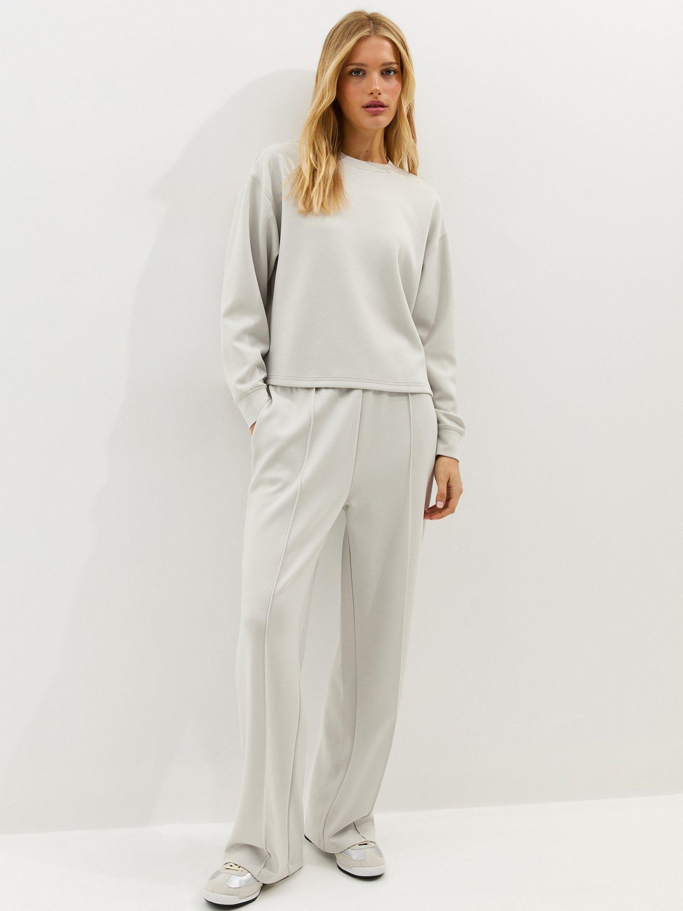 Image 3 of 5 of New Look Light Grey Premium Sweatshirt