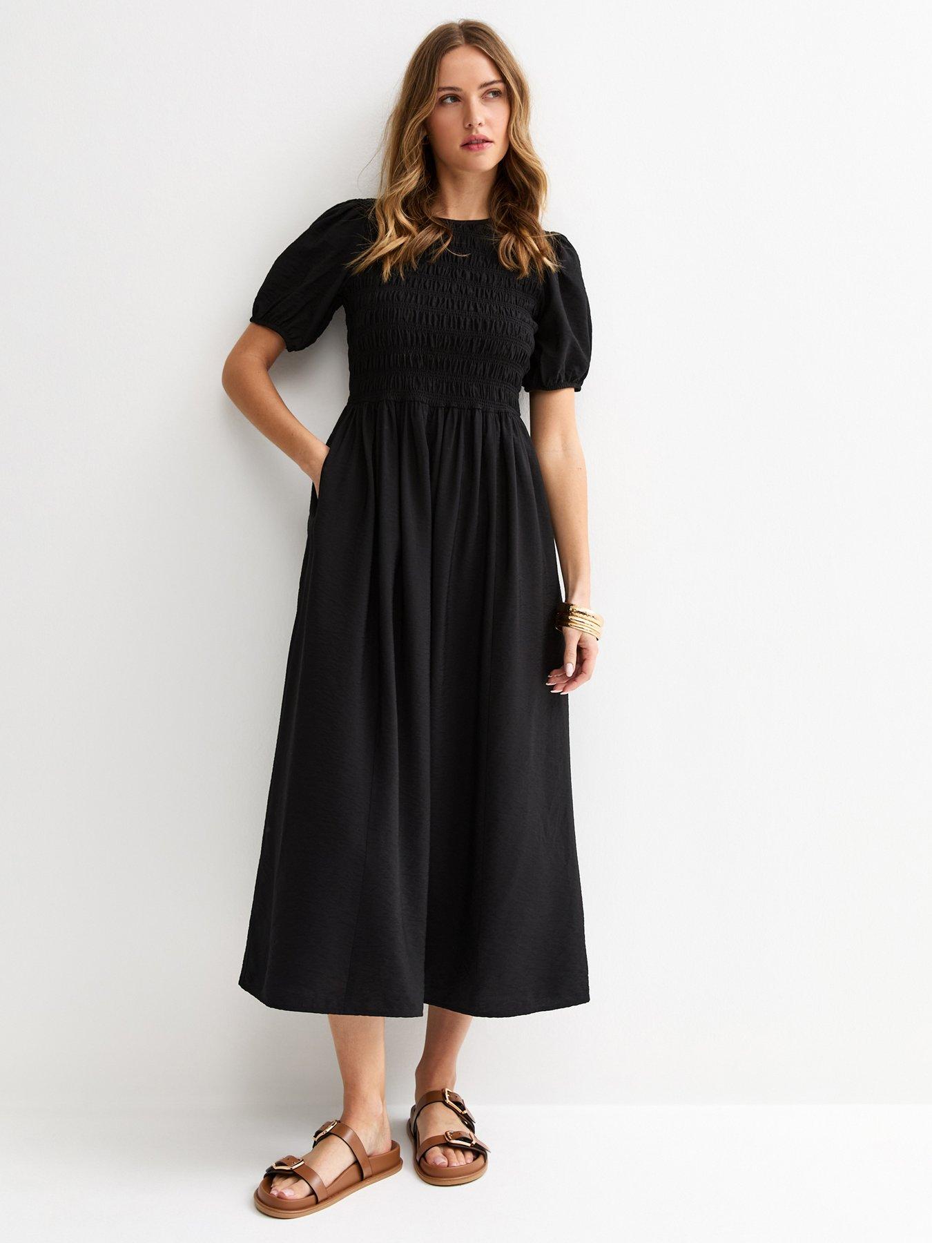 black dresses at new look Nadine Merabi Natalie Black Dress 6
