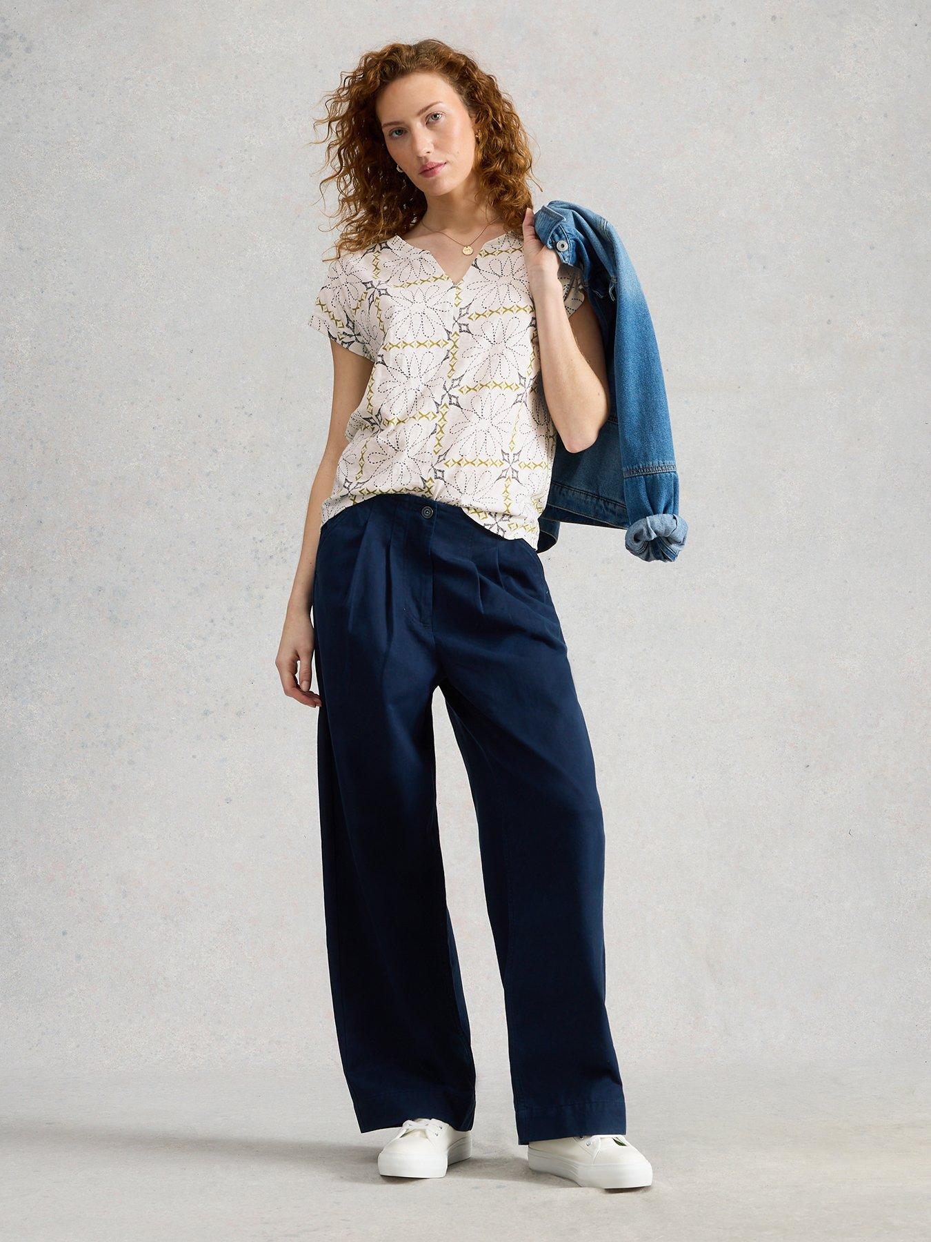 White Stuff Nelly Notch Neck Tee