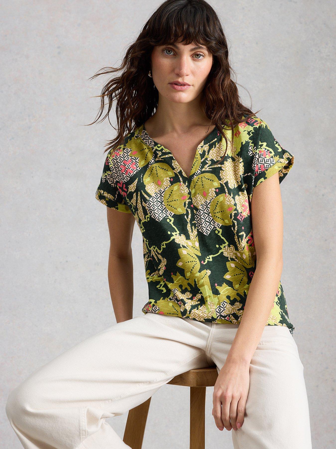 White Stuff Nelly Notch Neck Tee