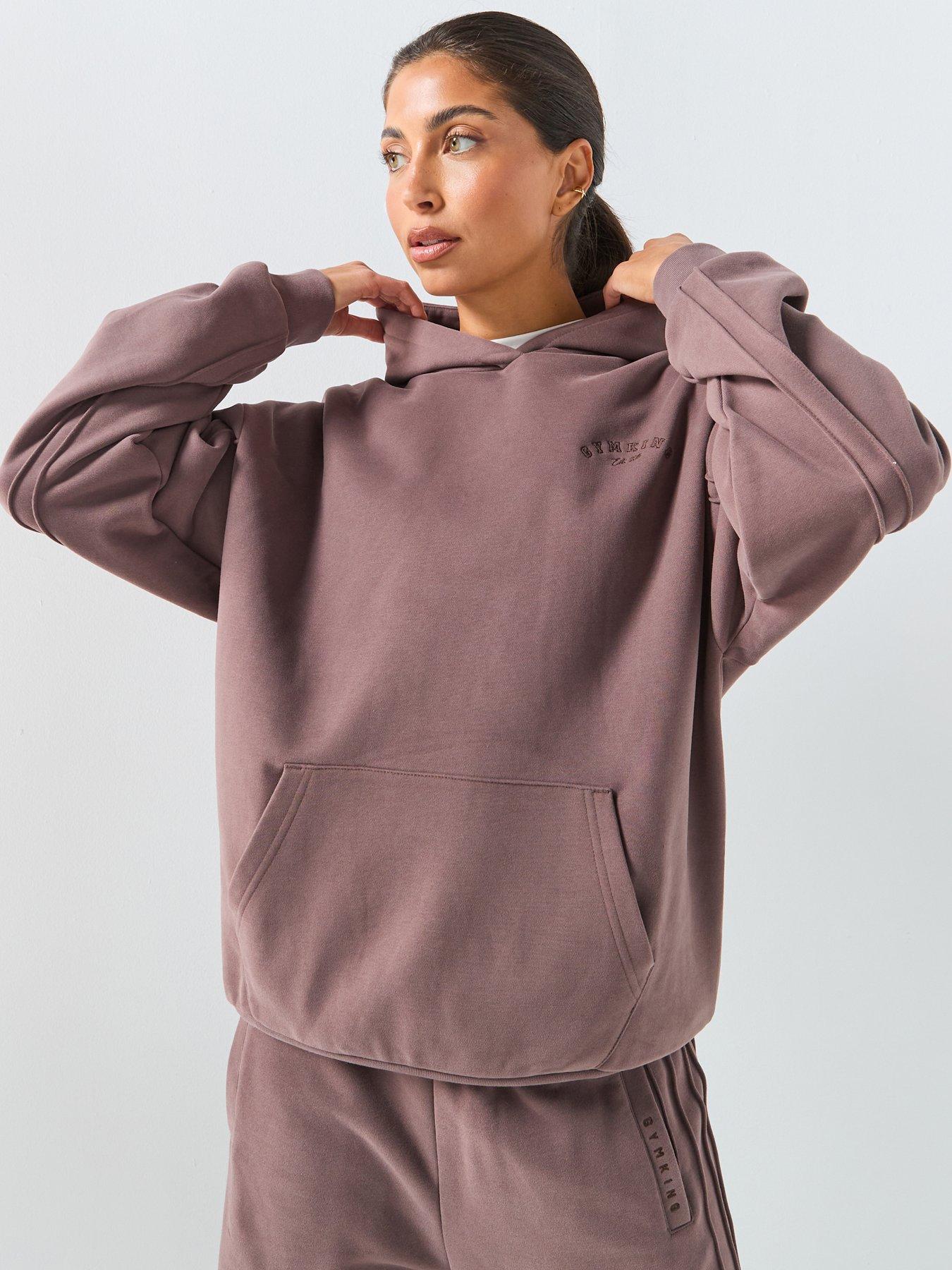 Gym King Womens Replenish Seam Hood - Brown
