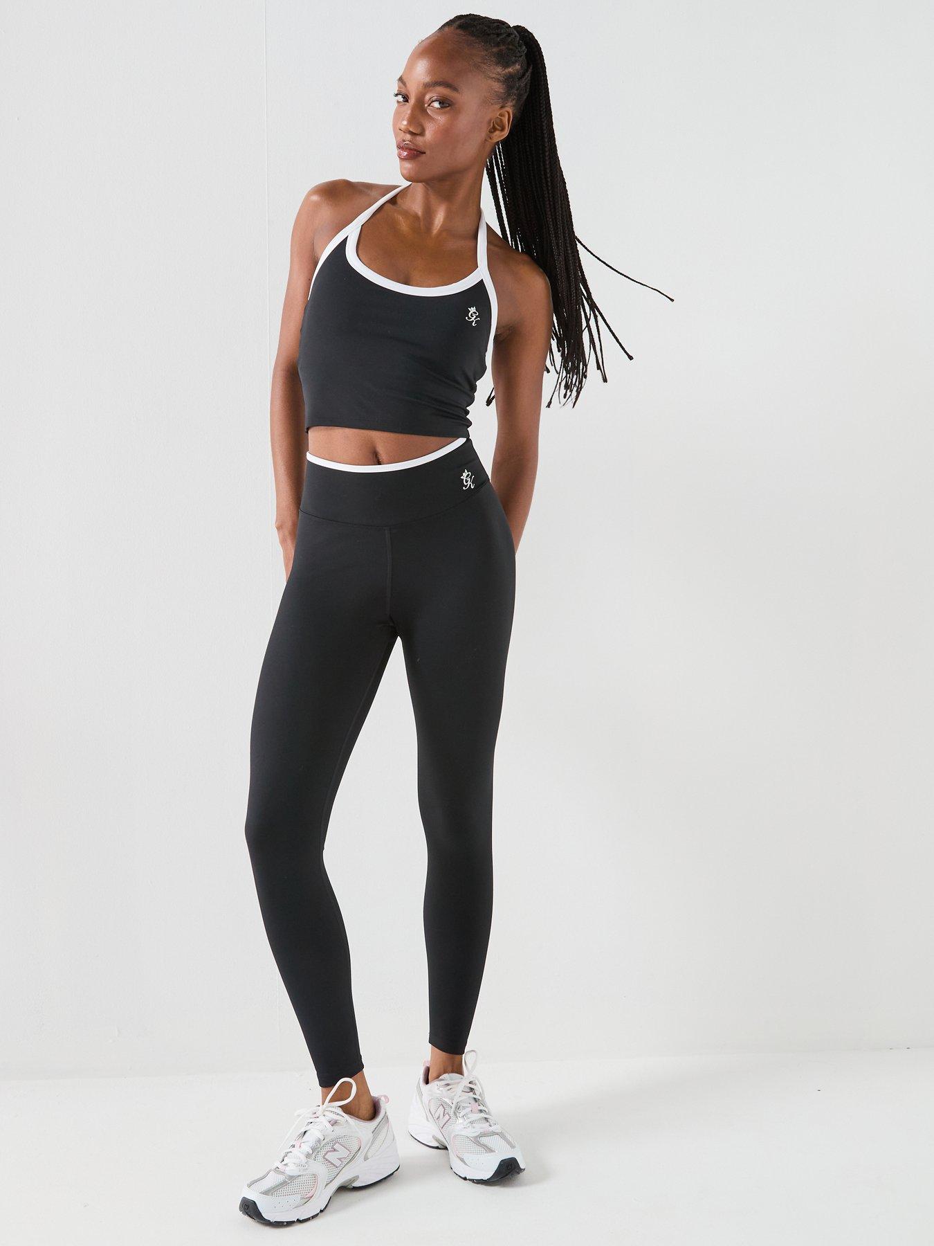 Image 3 of 6 of Gym King Womens 365 Contrast Legging - Black