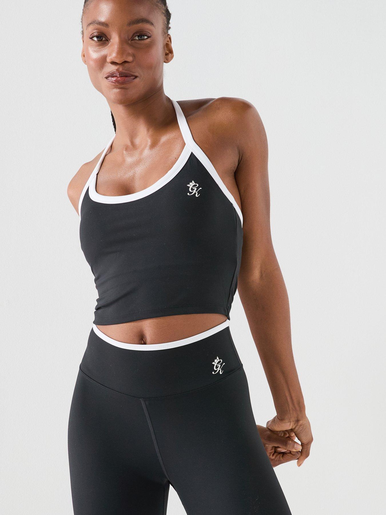 Image 4 of 6 of Gym King Womens 365 Contrast Legging - Black
