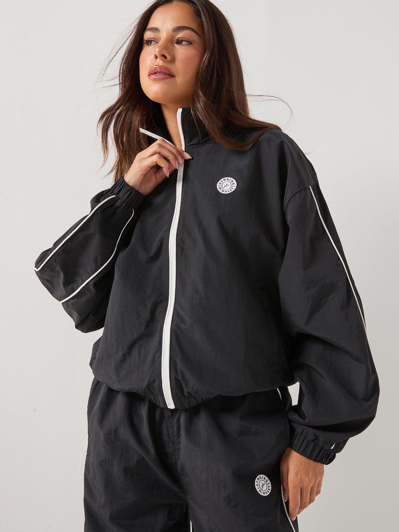 Image 1 of 6 of Gym King Womens Composure Woven Jacket - Black