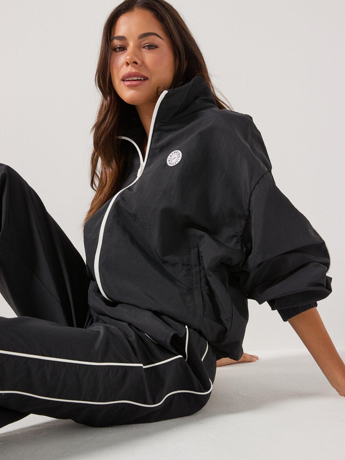 Image 4 of 6 of Gym King Womens Composure Woven Jacket - Black