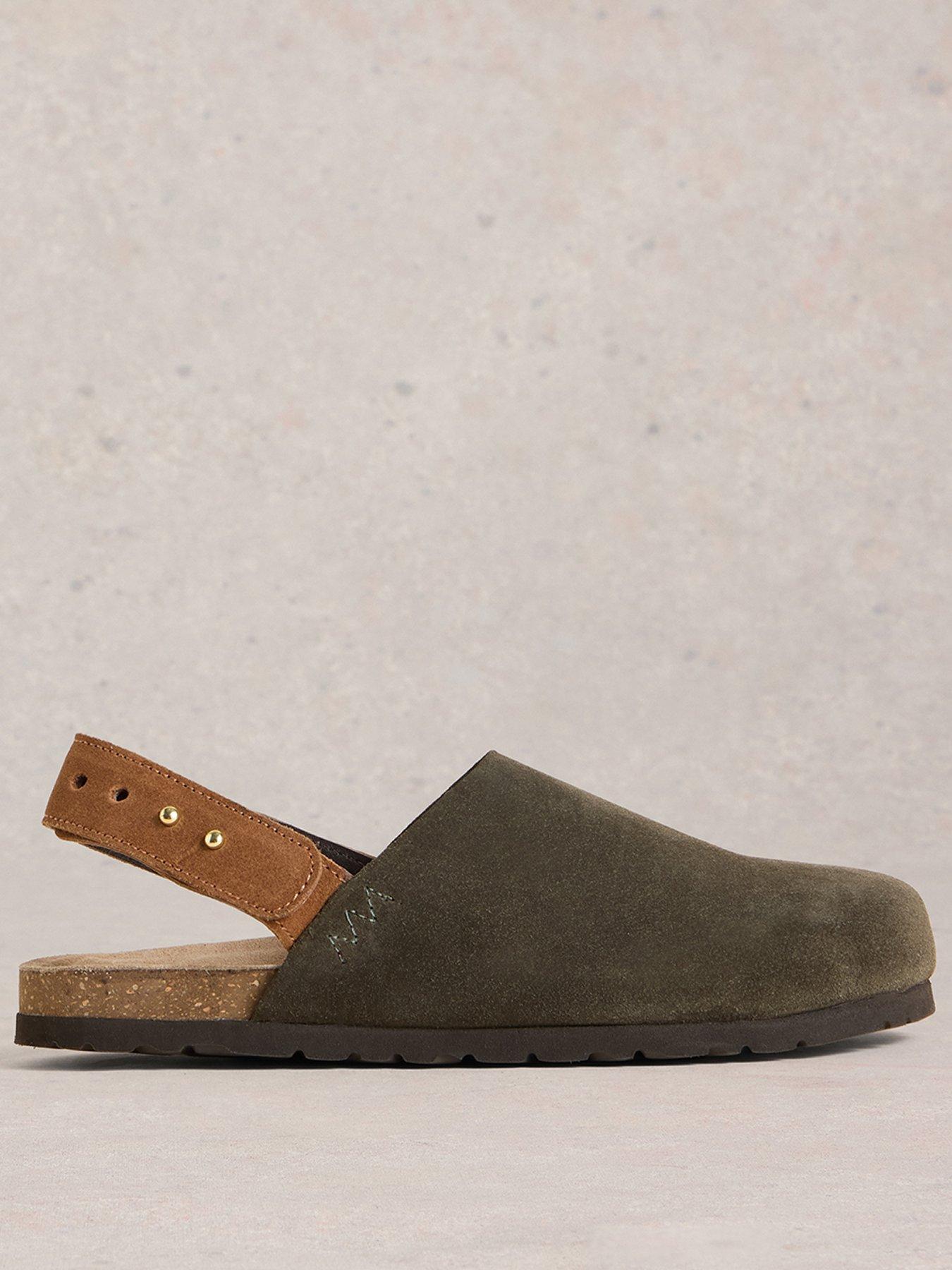 Image 1 of 4 of White Stuff Mary Slingback Footbed - Green