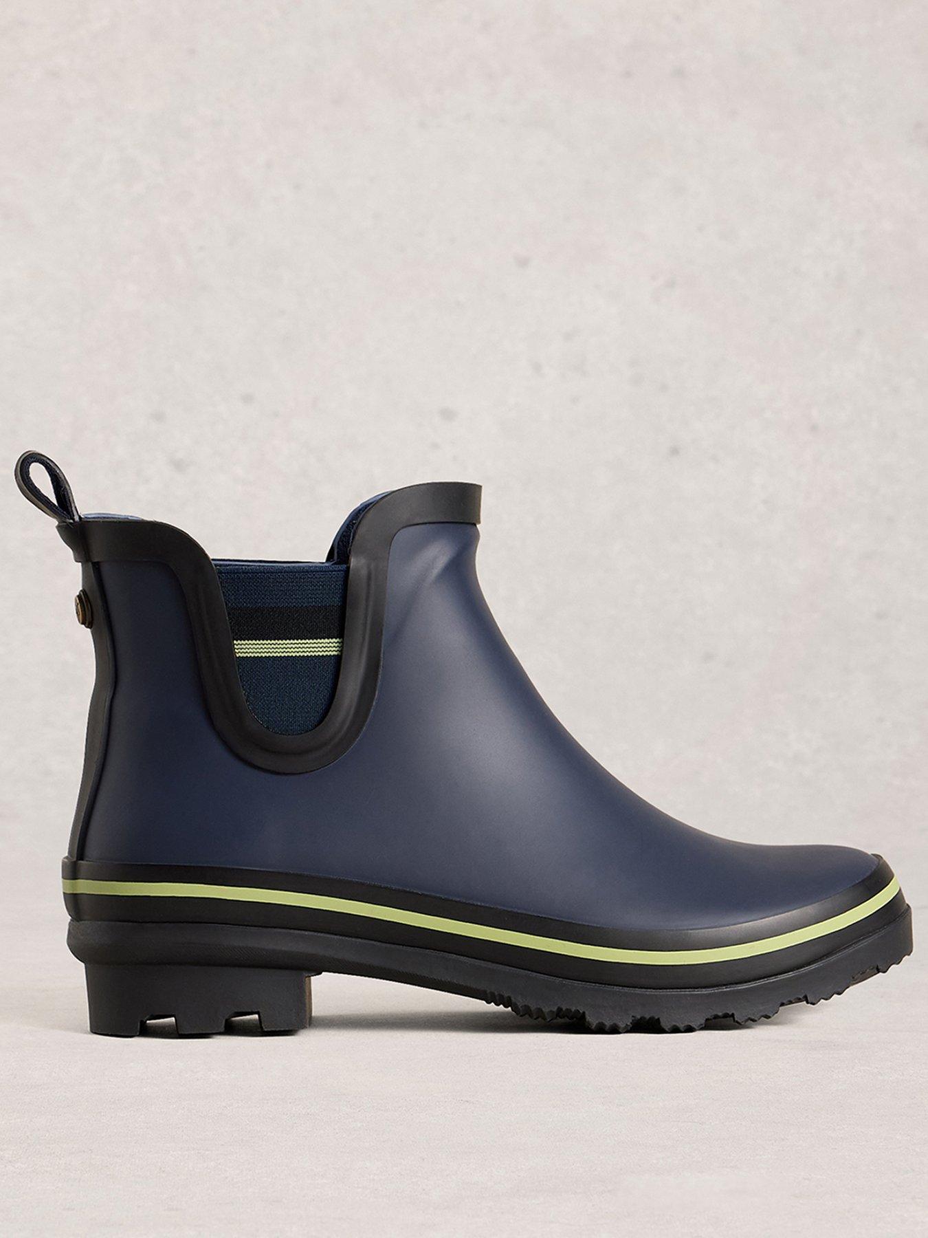 Image 1 of 4 of White Stuff Puddle Wellie Boots - Navy