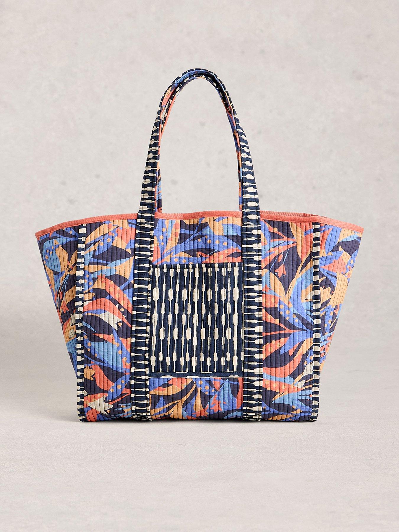 White Stuff Riley Reversible Tote Bag - Navy
