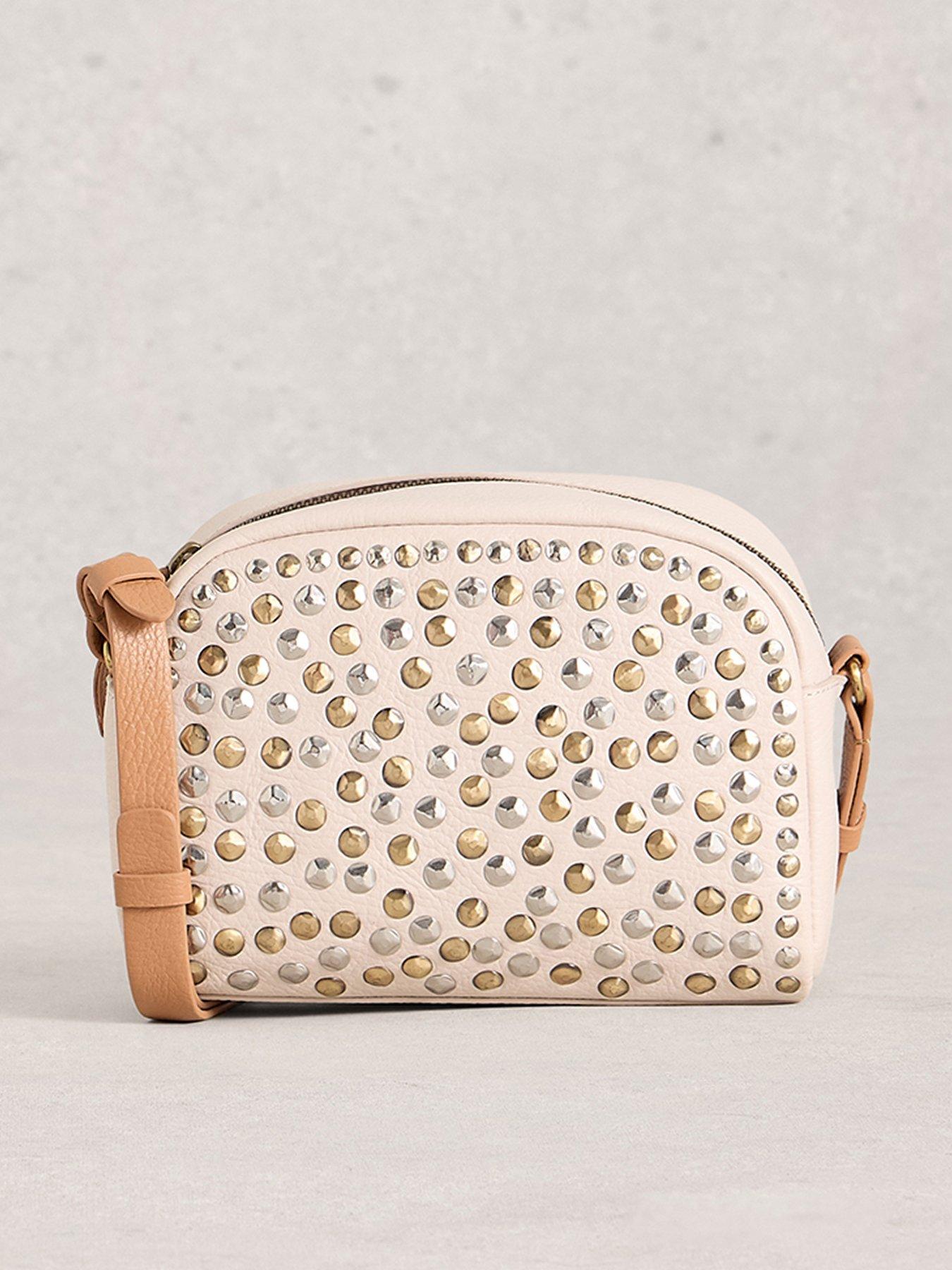 White Stuff Bella Stud Crossbody Bag