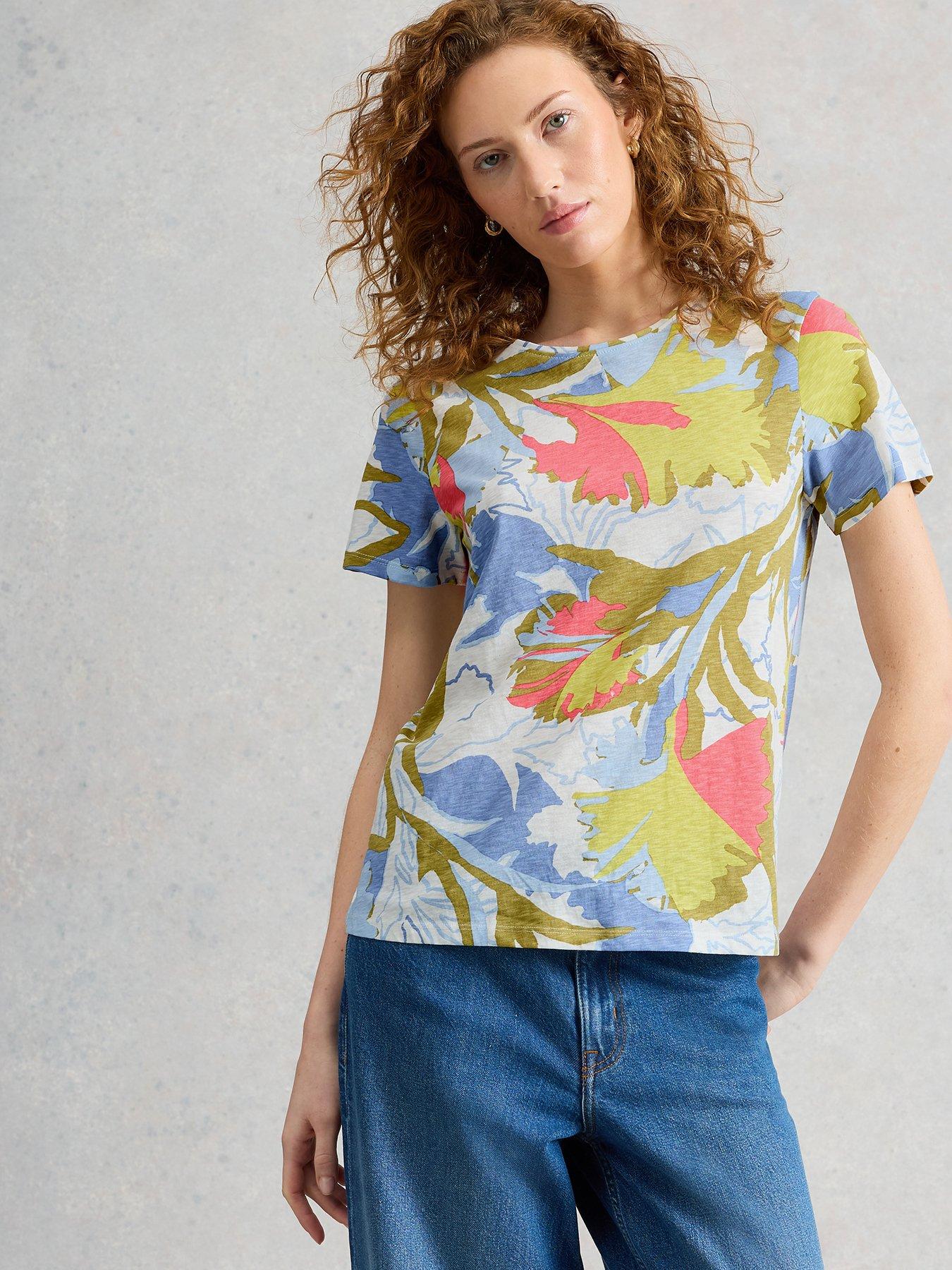 White Stuff Abbie Tee, Cream, Size 16, Women