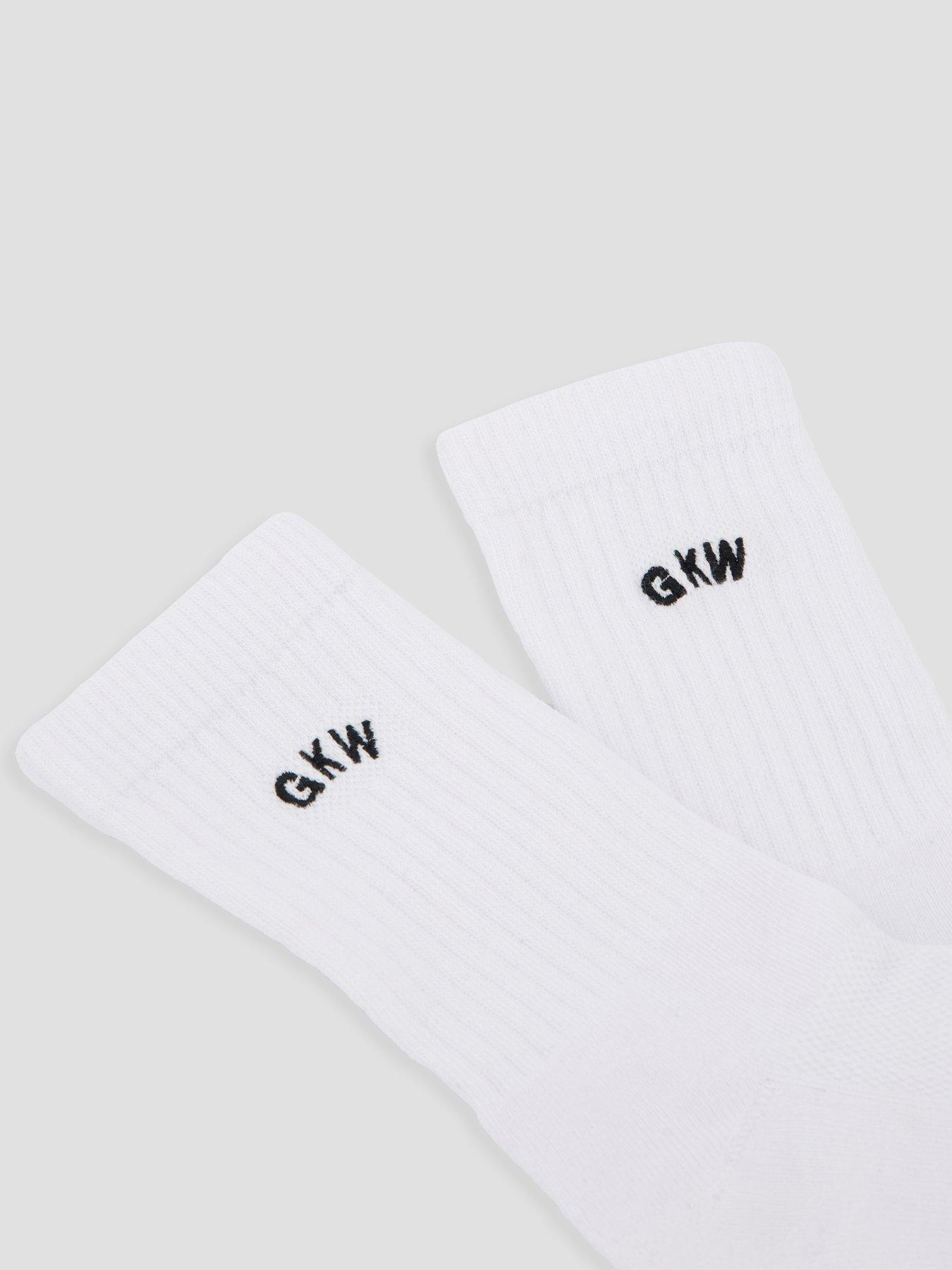 Image 3 of 4 of Gym King Womens Socks (2pk) - White