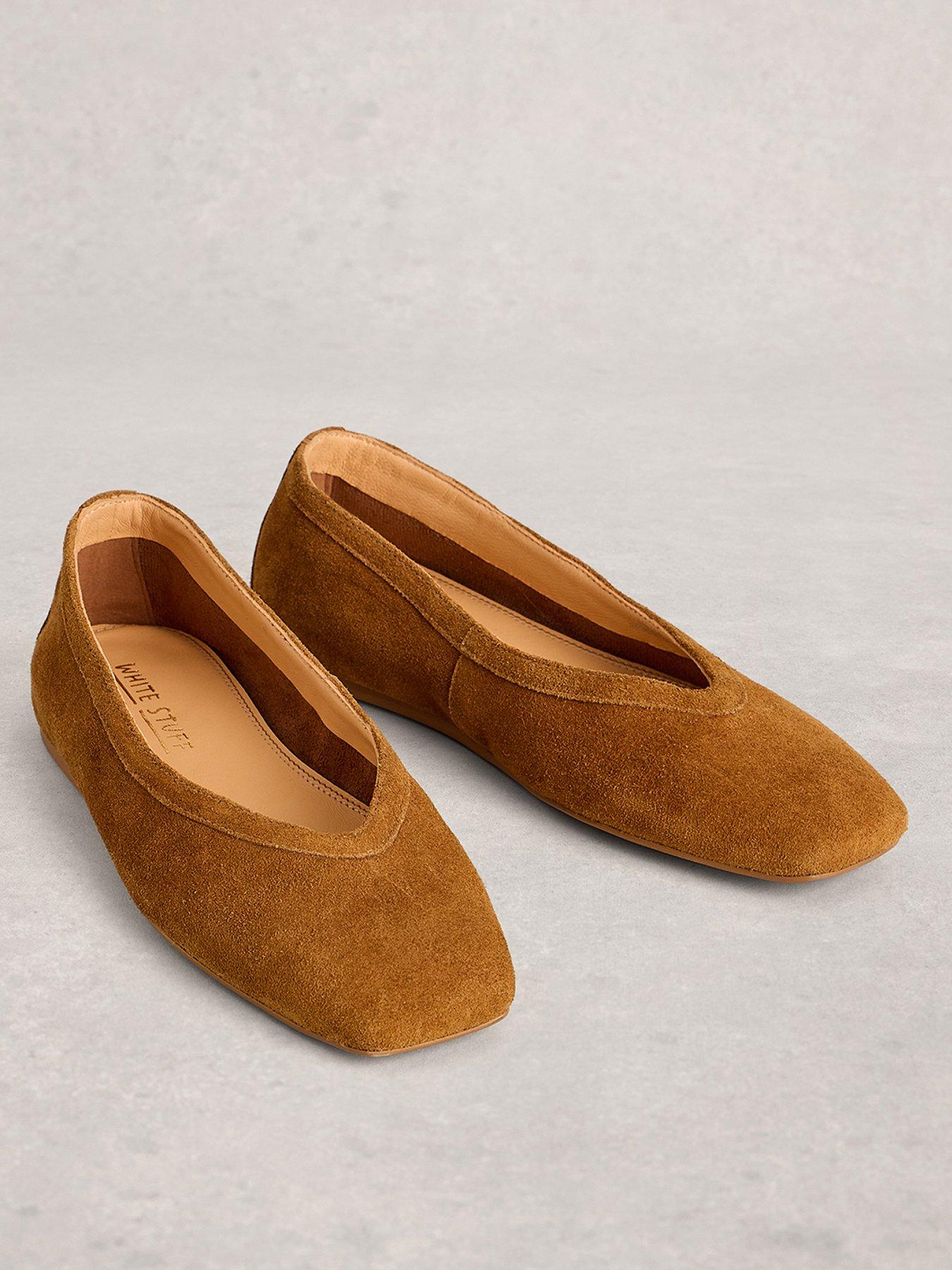 Image 2 of 4 of White Stuff Sloane Ballerina - Brown