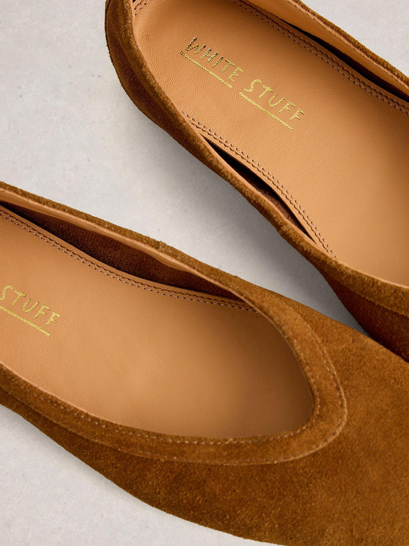 Image 4 of 4 of White Stuff Sloane Ballerina - Brown