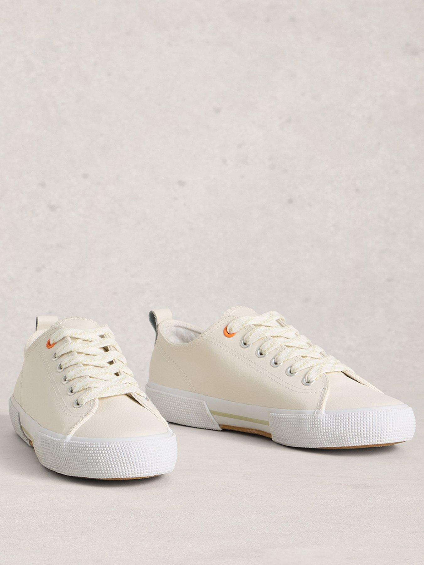 Image 2 of 4 of White Stuff Pippa Leather Lace Up Trainer