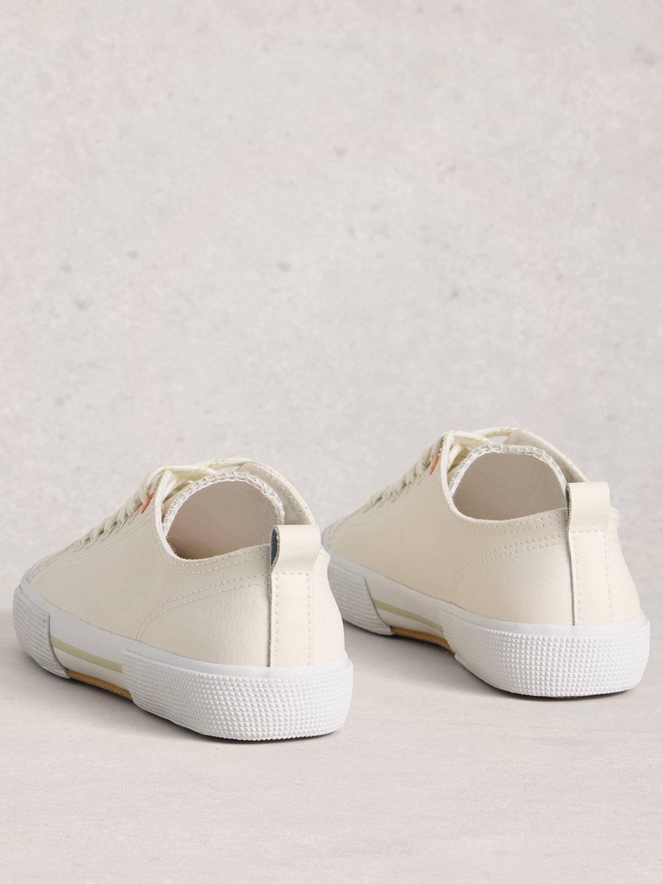 Image 3 of 4 of White Stuff Pippa Leather Lace Up Trainer