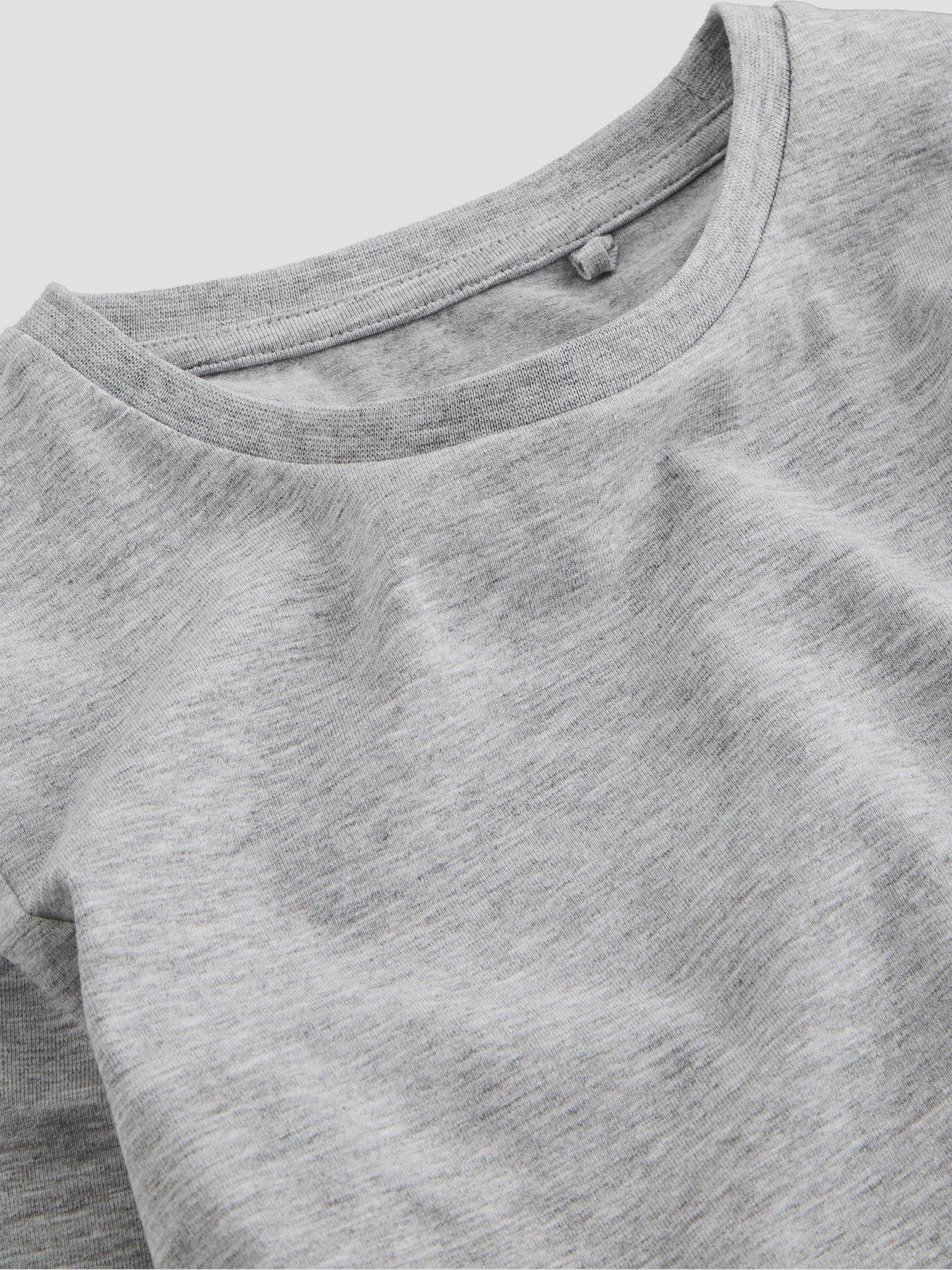 Image 4 of 4 of The Very Collection Girls Long Sleeve And Fold Over Legging Basic Set - Grey