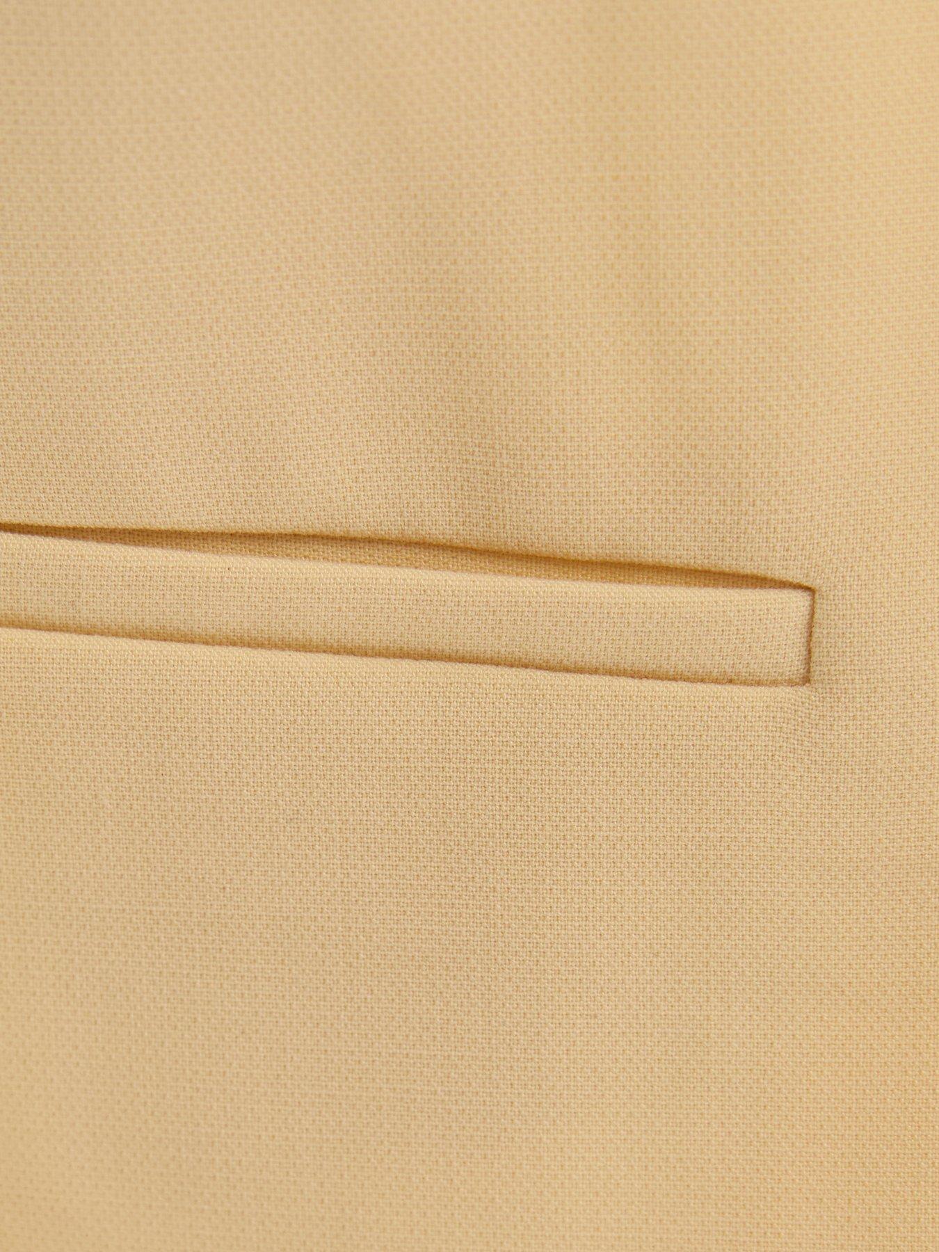 Image 6 of 6 of New Look Light Yellow Cropped Blazer