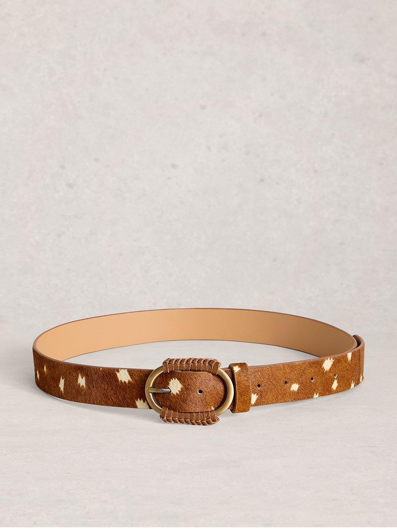 white-stuff-wrapped-buckle-belt-brown