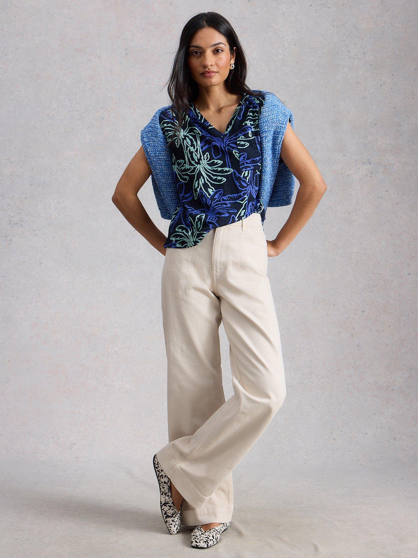 Image 3 of 6 of White Stuff Tia Wide Leg Jean