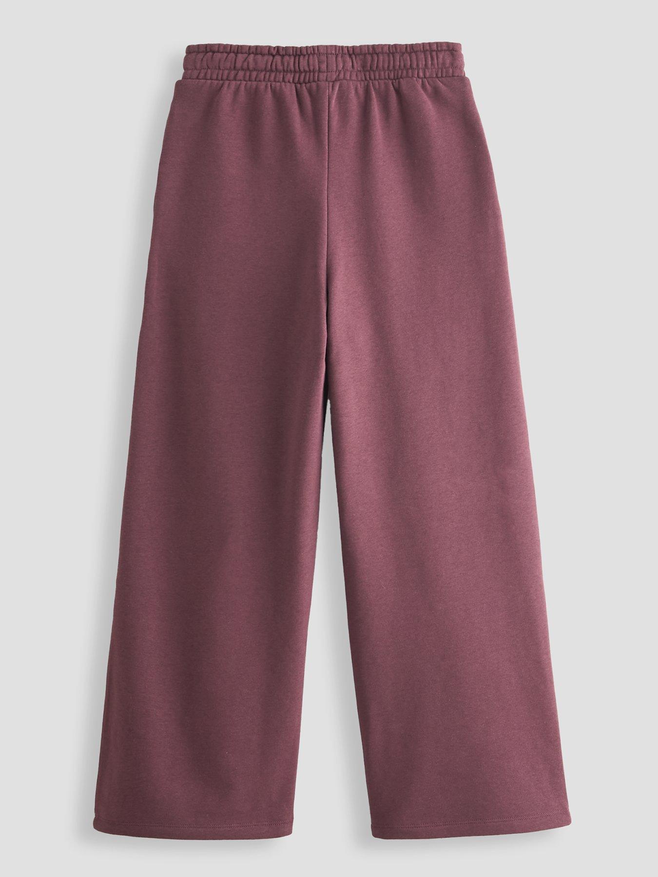 Image 2 of 5 of The Very Collection Girls Wide Leg Basic Joggers - Brown