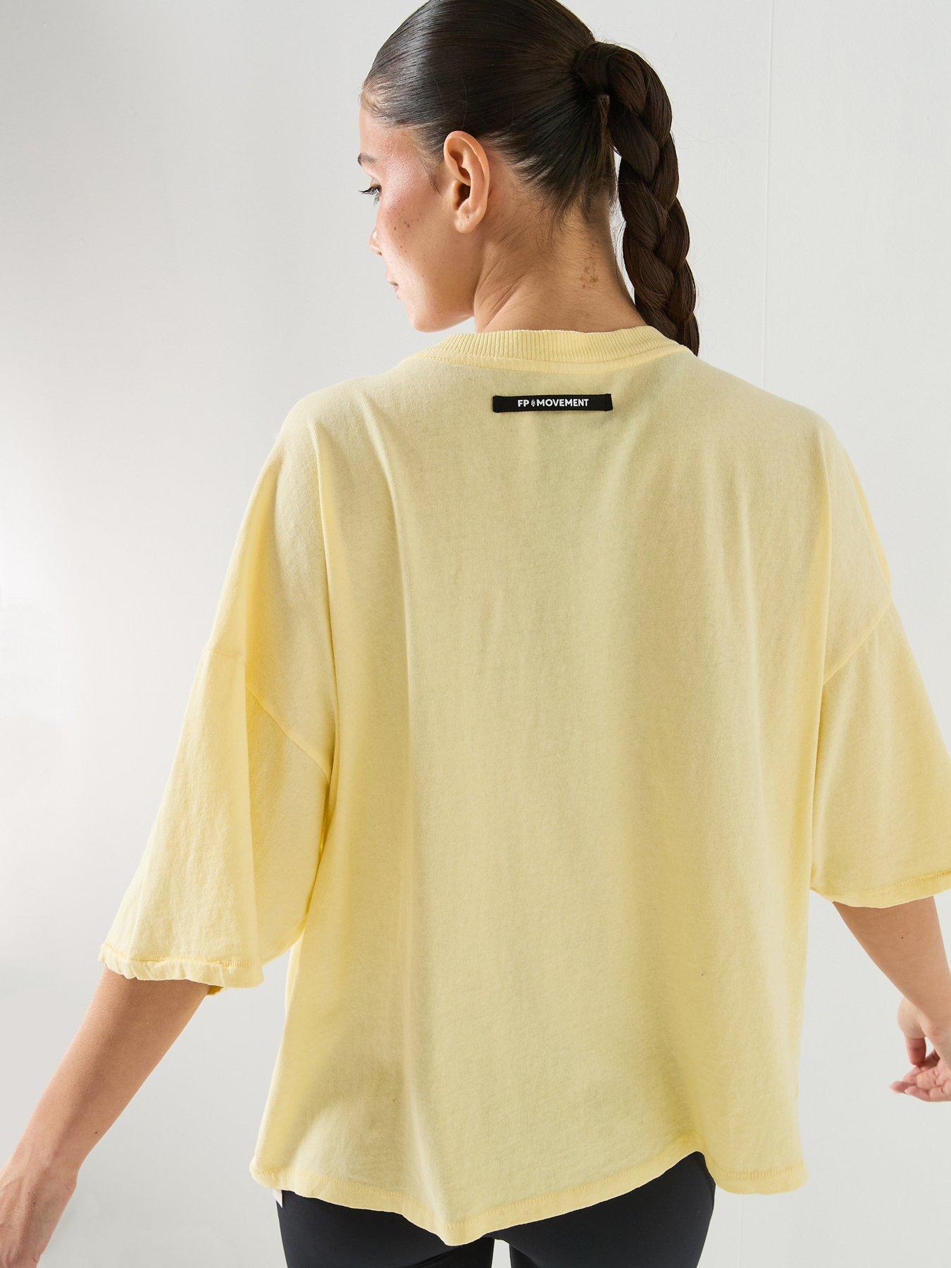 Image 2 of 5 of FP Movement Womens Training Tackle T-Shrit - Yellow