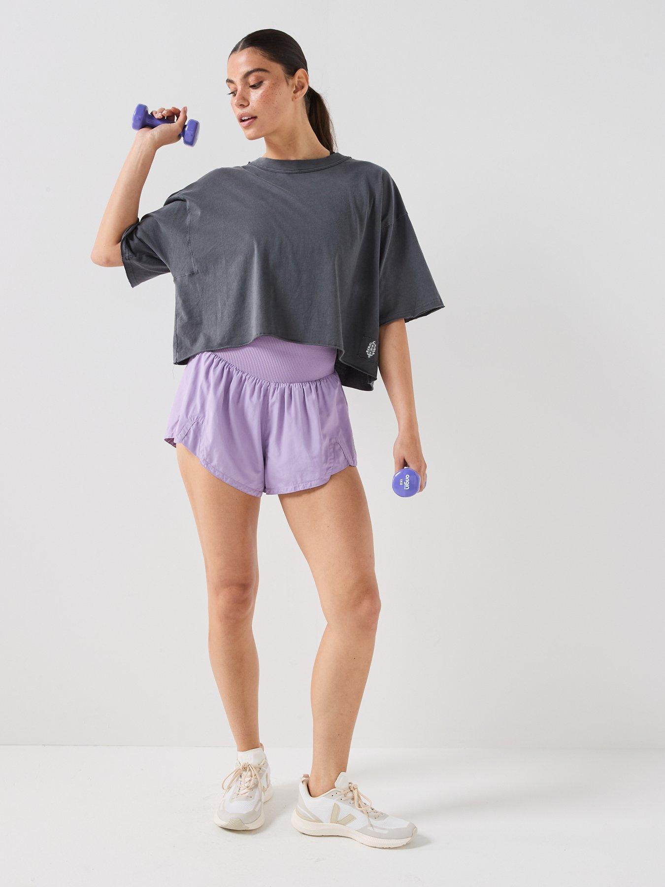 Image 3 of 6 of FP Movement Womens Training Carpe Diem Short - Purple