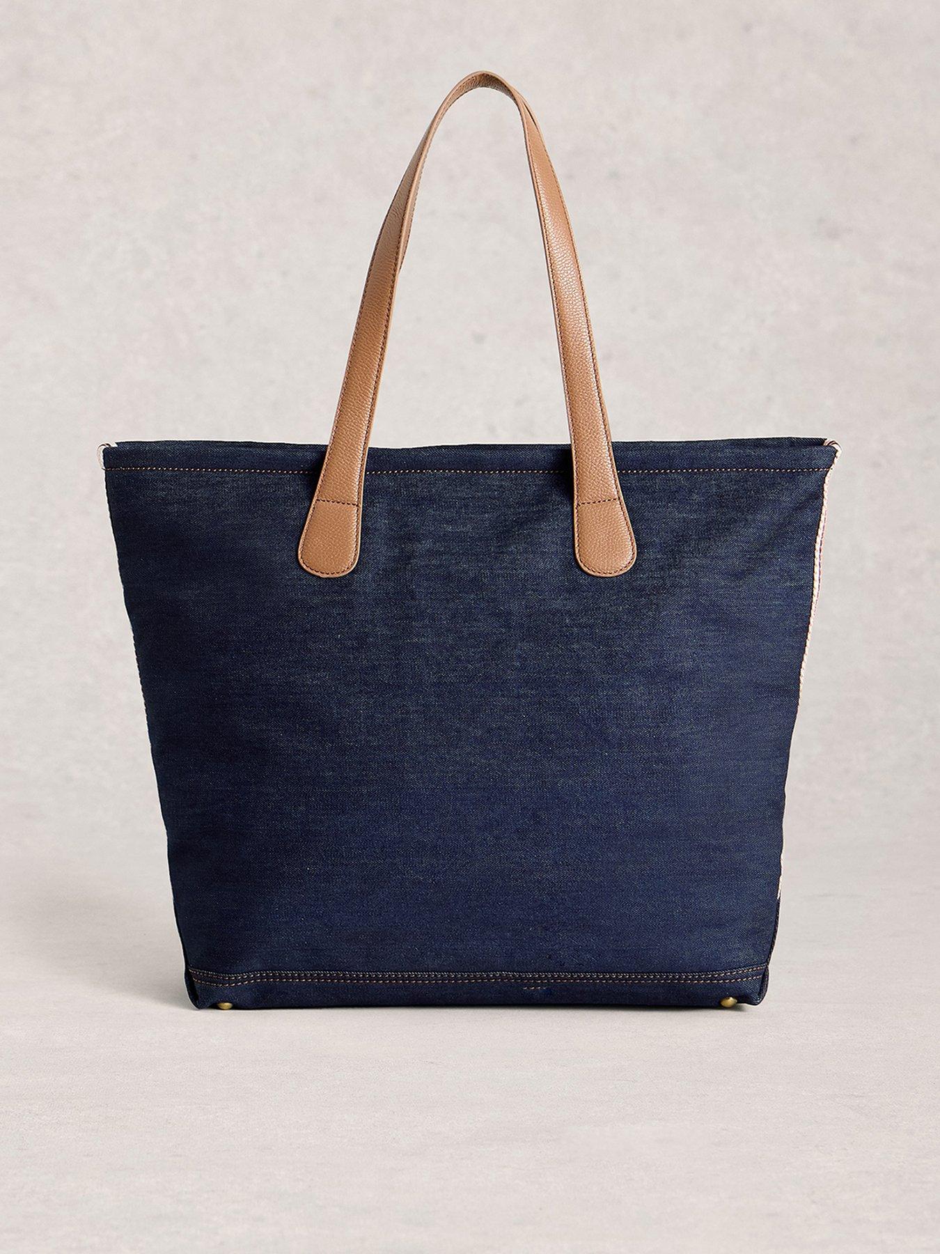 White Stuff Natalie Denim Tote Bag - Blue