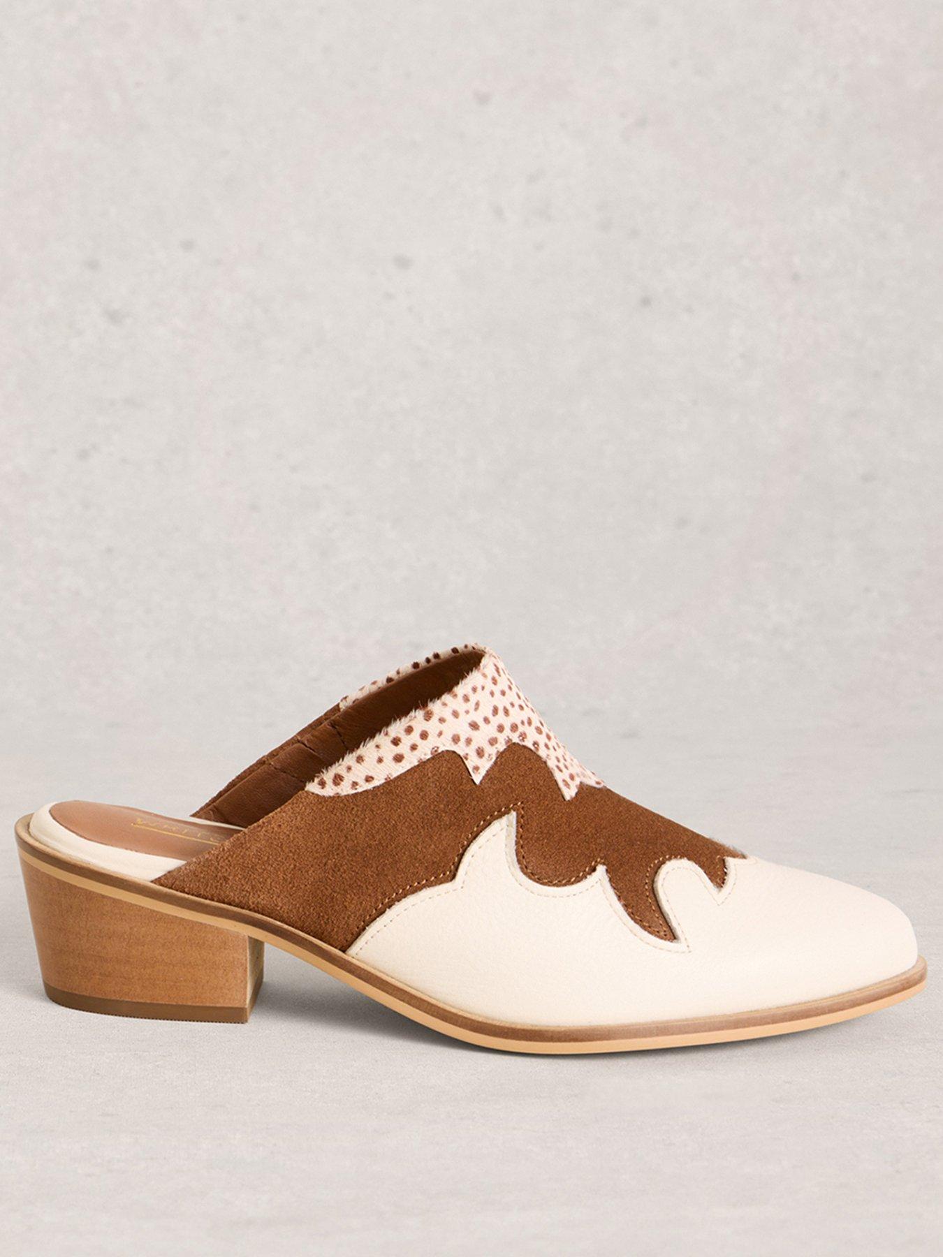 White Stuff Western Mule - White