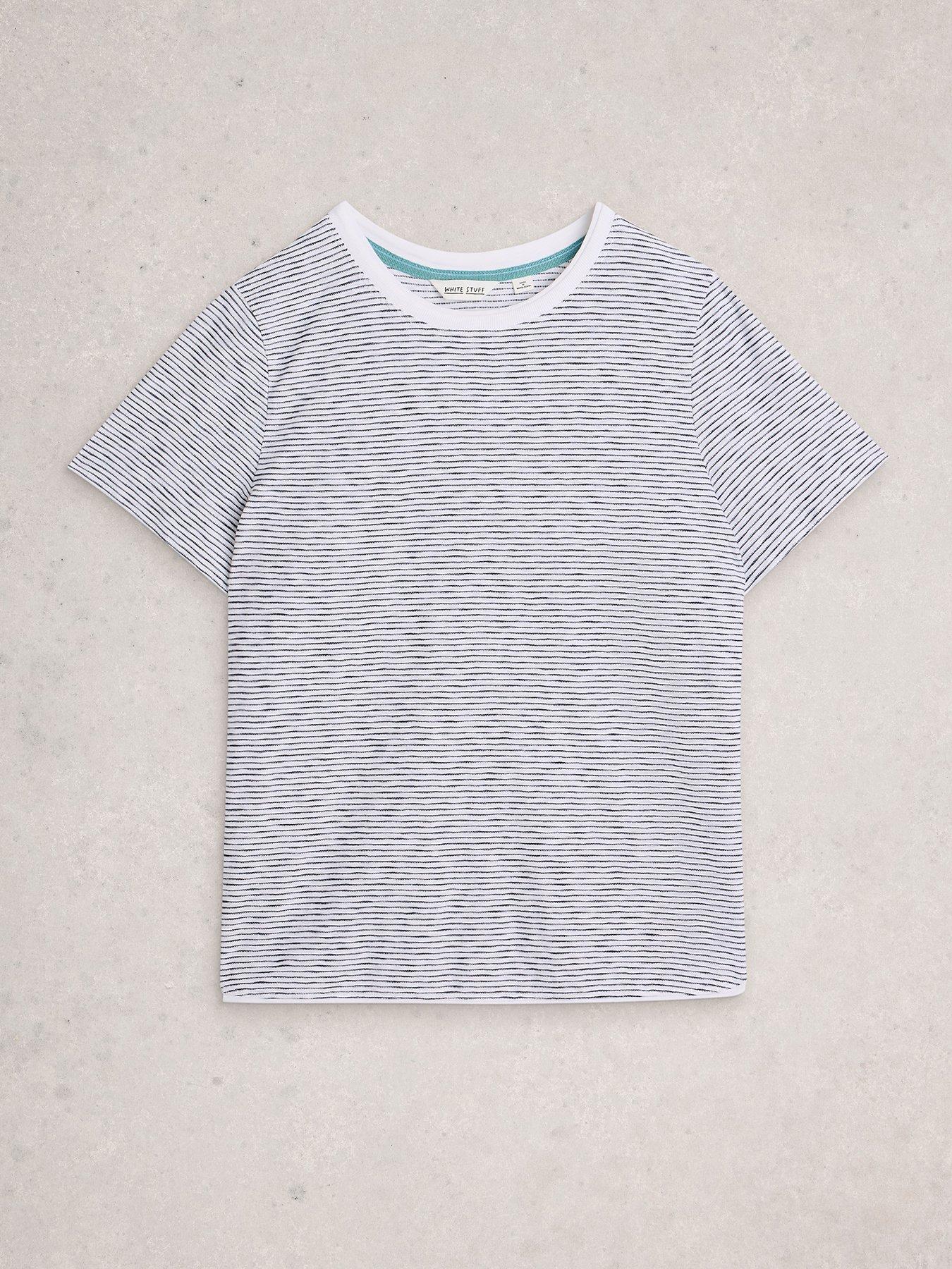 Image 5 of 6 of White Stuff Clara Texture Short Sleeve Tee - White