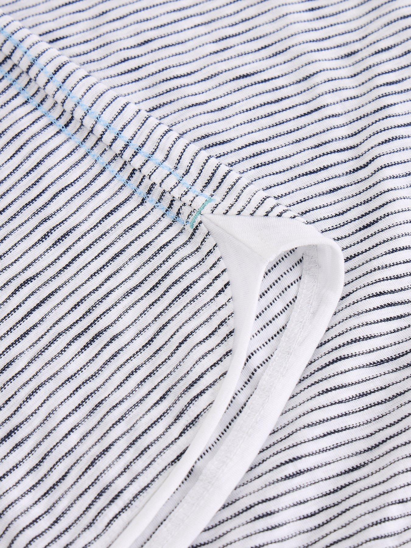 Image 6 of 6 of White Stuff Clara Texture Short Sleeve Tee - White