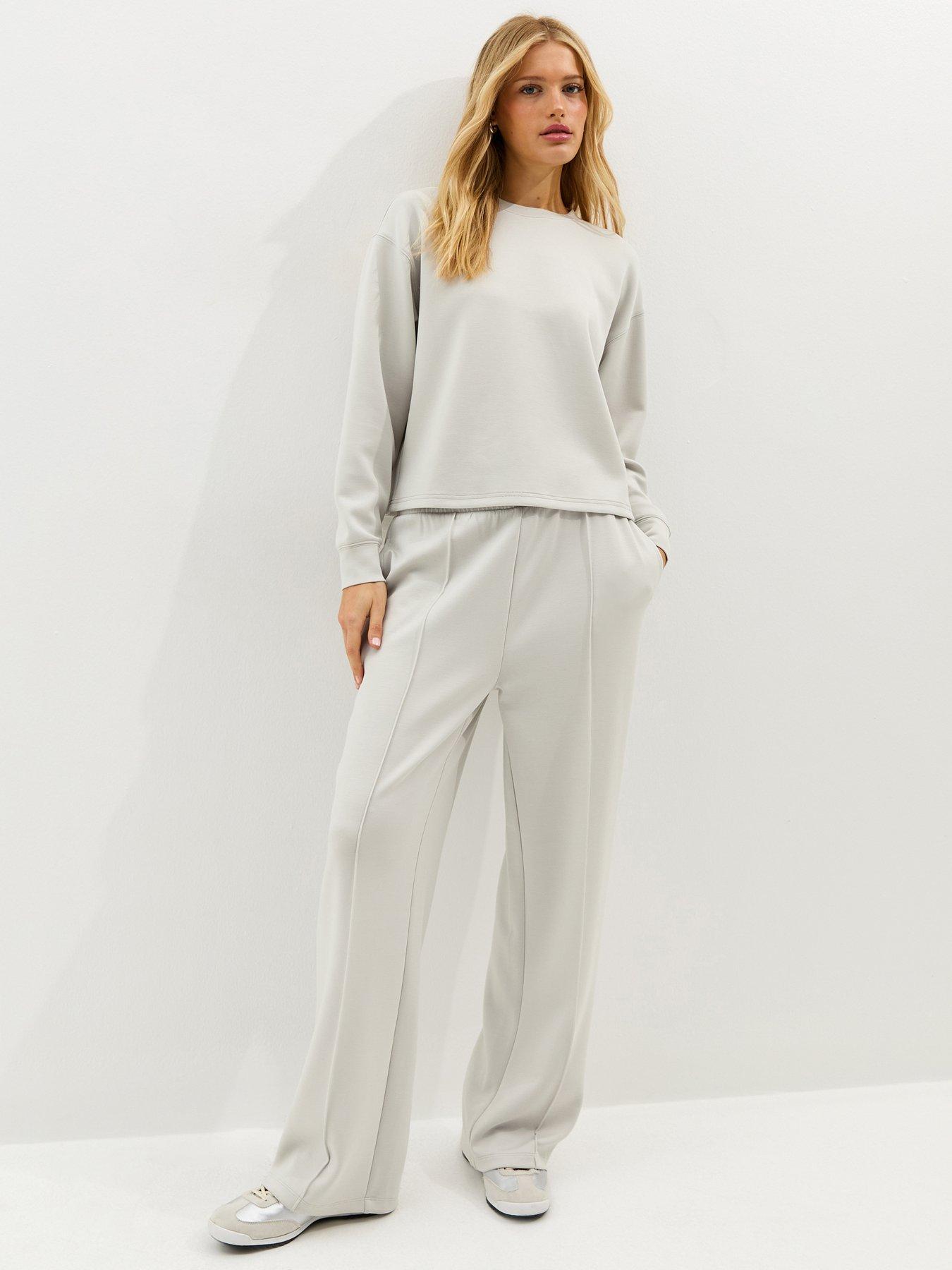 New Look Premium Jersey Joggers - Light Grey