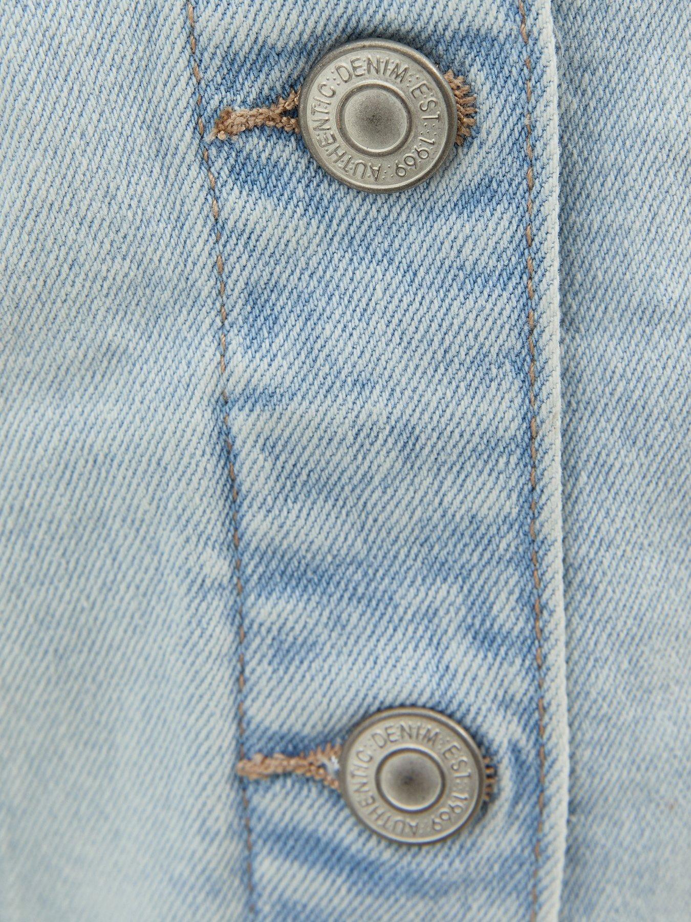 Image 5 of 5 of New Look Denim Jacket - Light Blue
