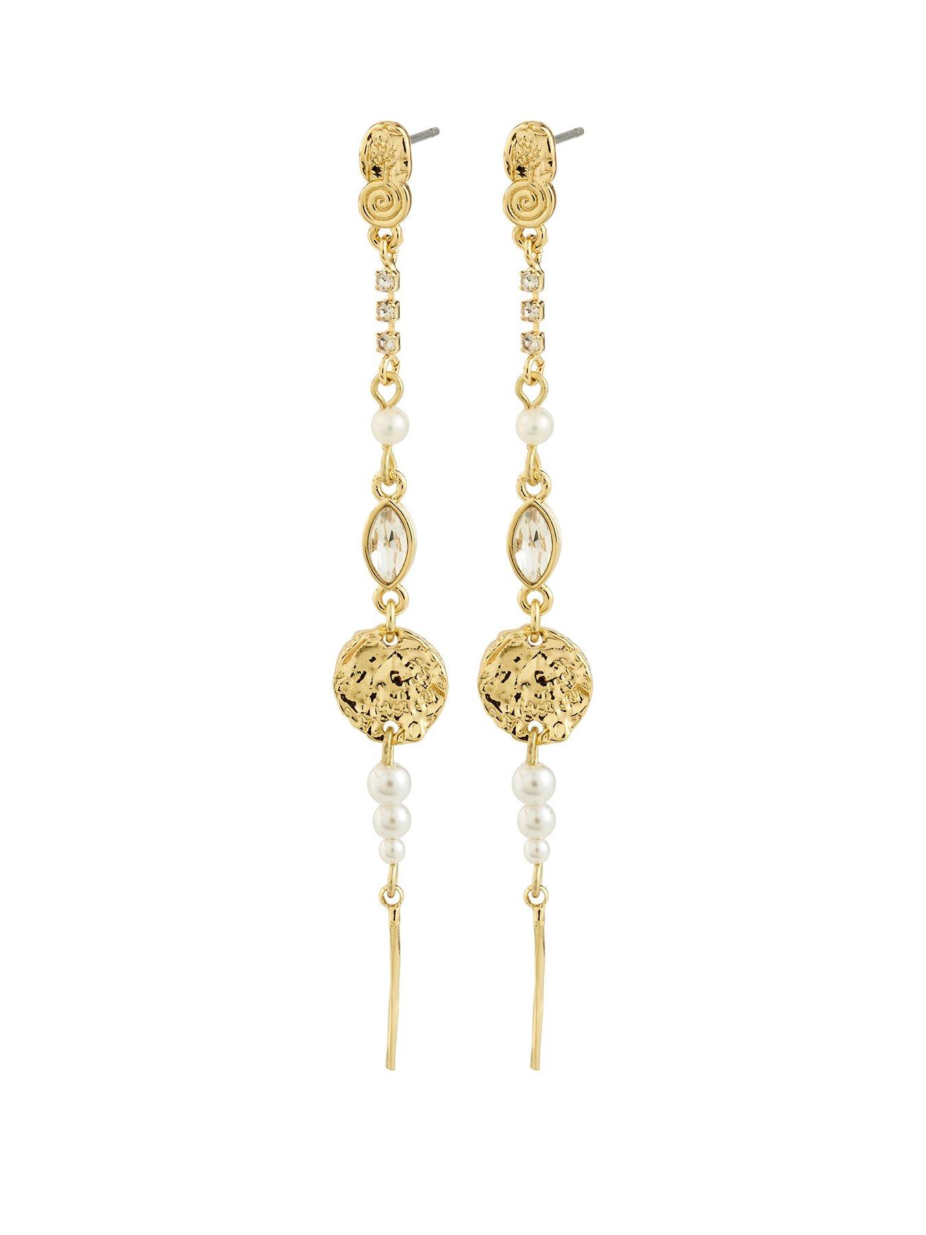 Pilgrim FIRE earrings gold-plated