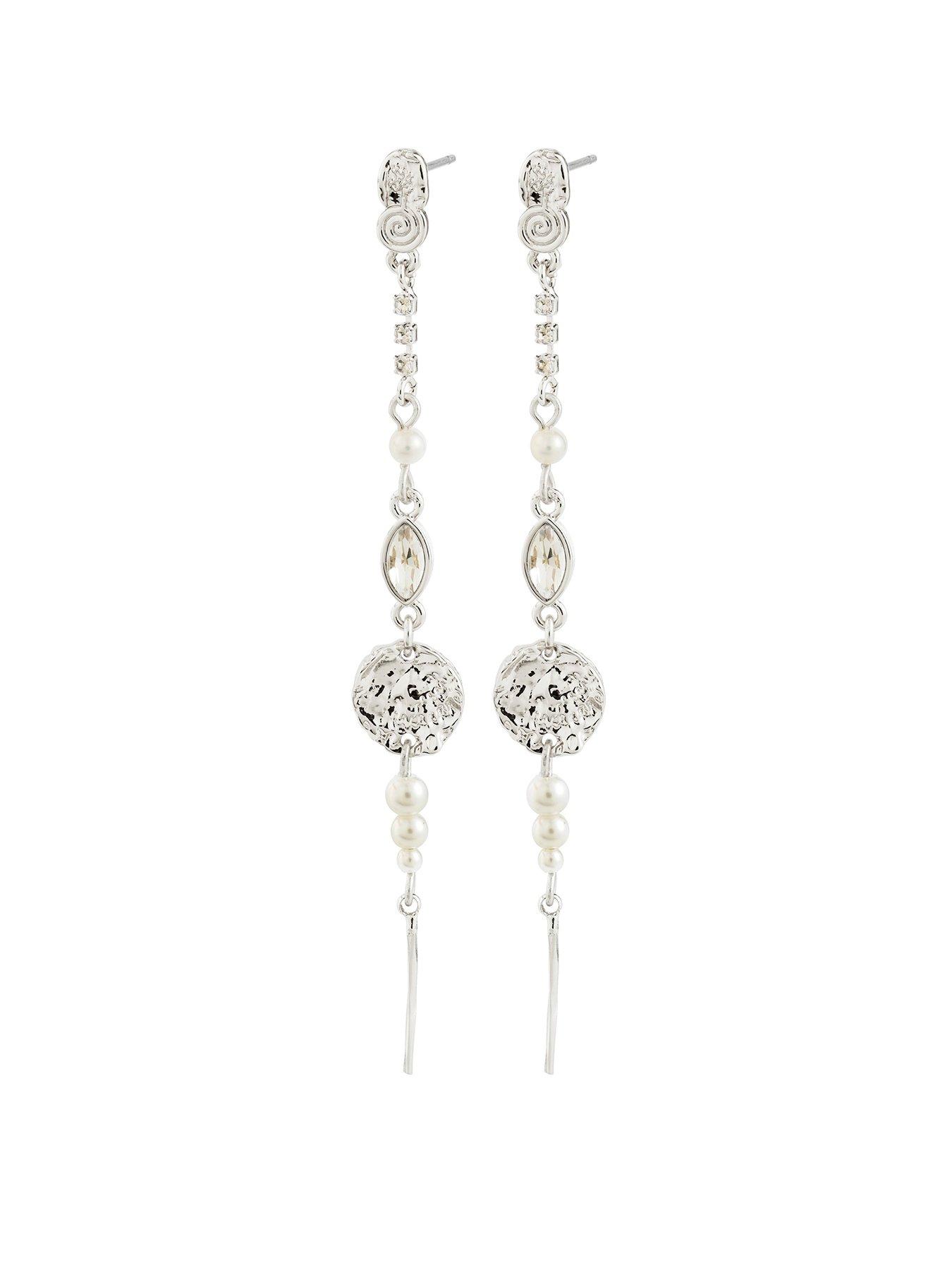 Pilgrim FIRE earrings silver-plated