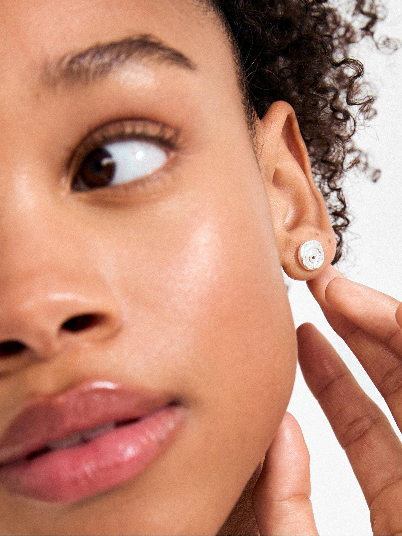 Pilgrim AIR earrings silver-plated