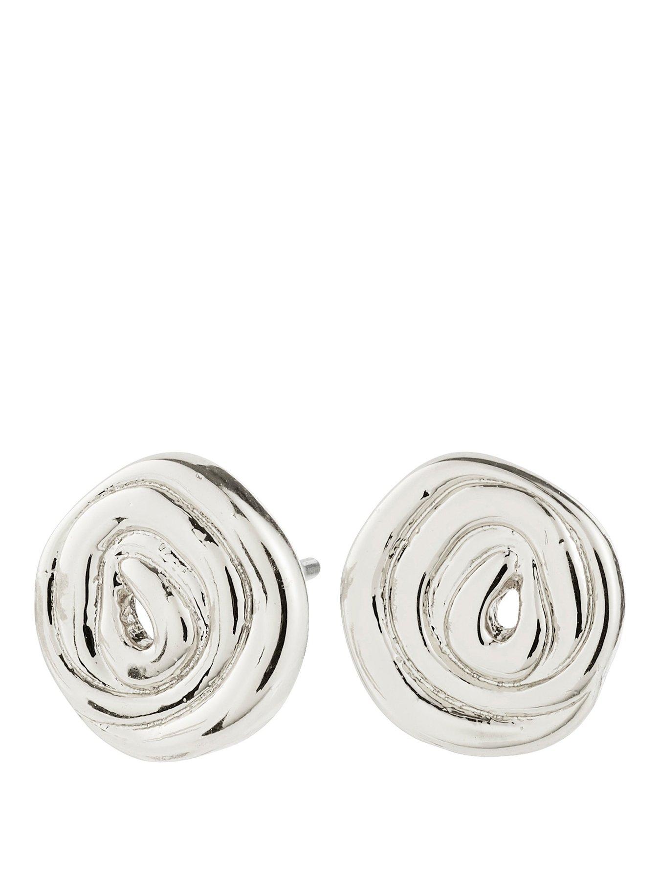 Pilgrim AIR earrings silver-plated