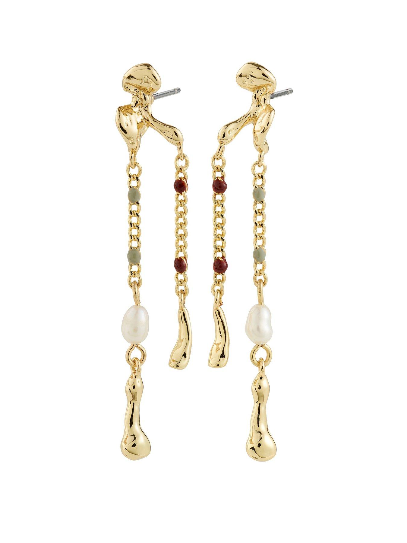 Pilgrim REGGIE earrings gold-plated
