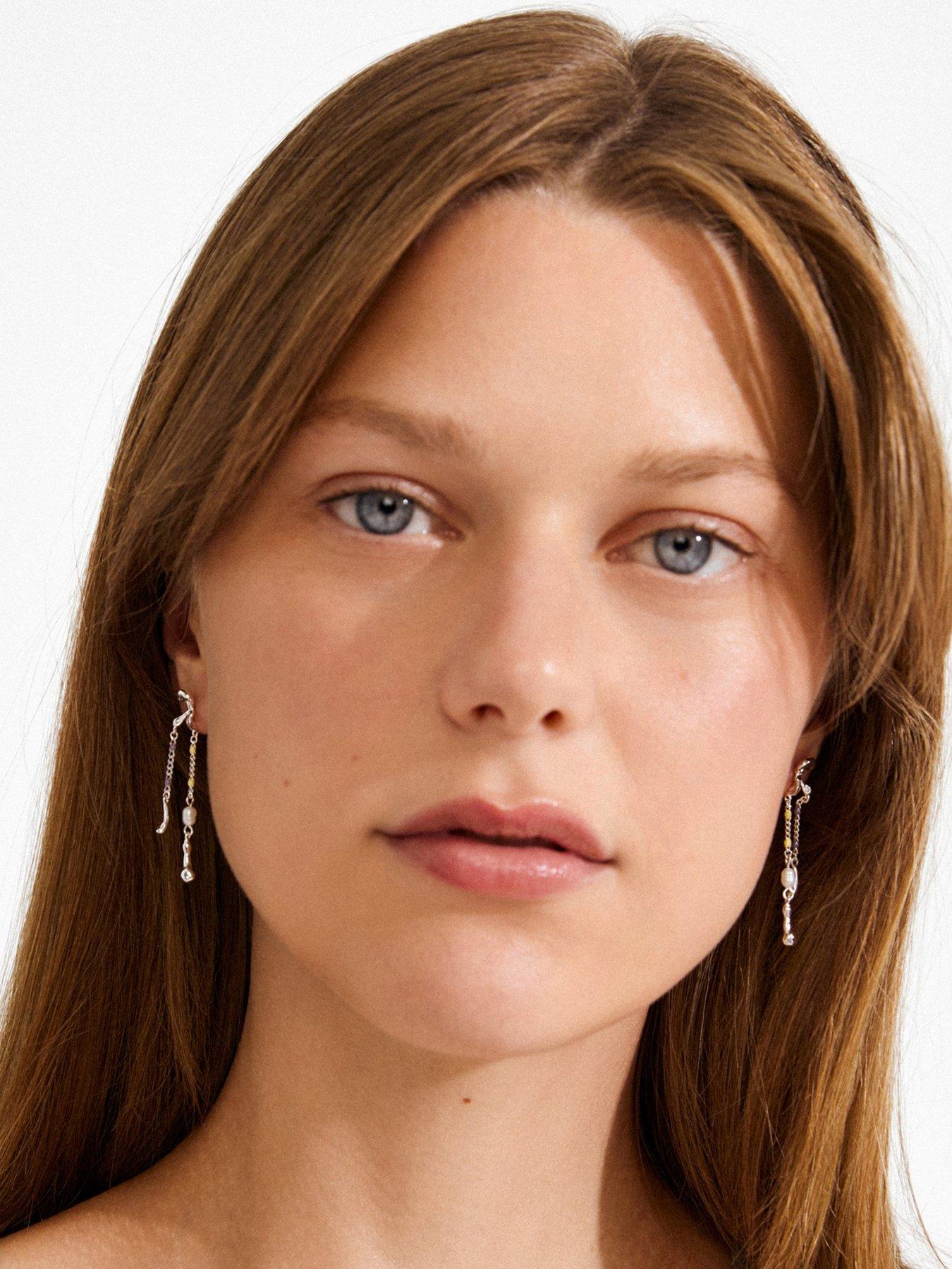 Image 3 of 4 of Pilgrim Reggie - earrings silver-plated