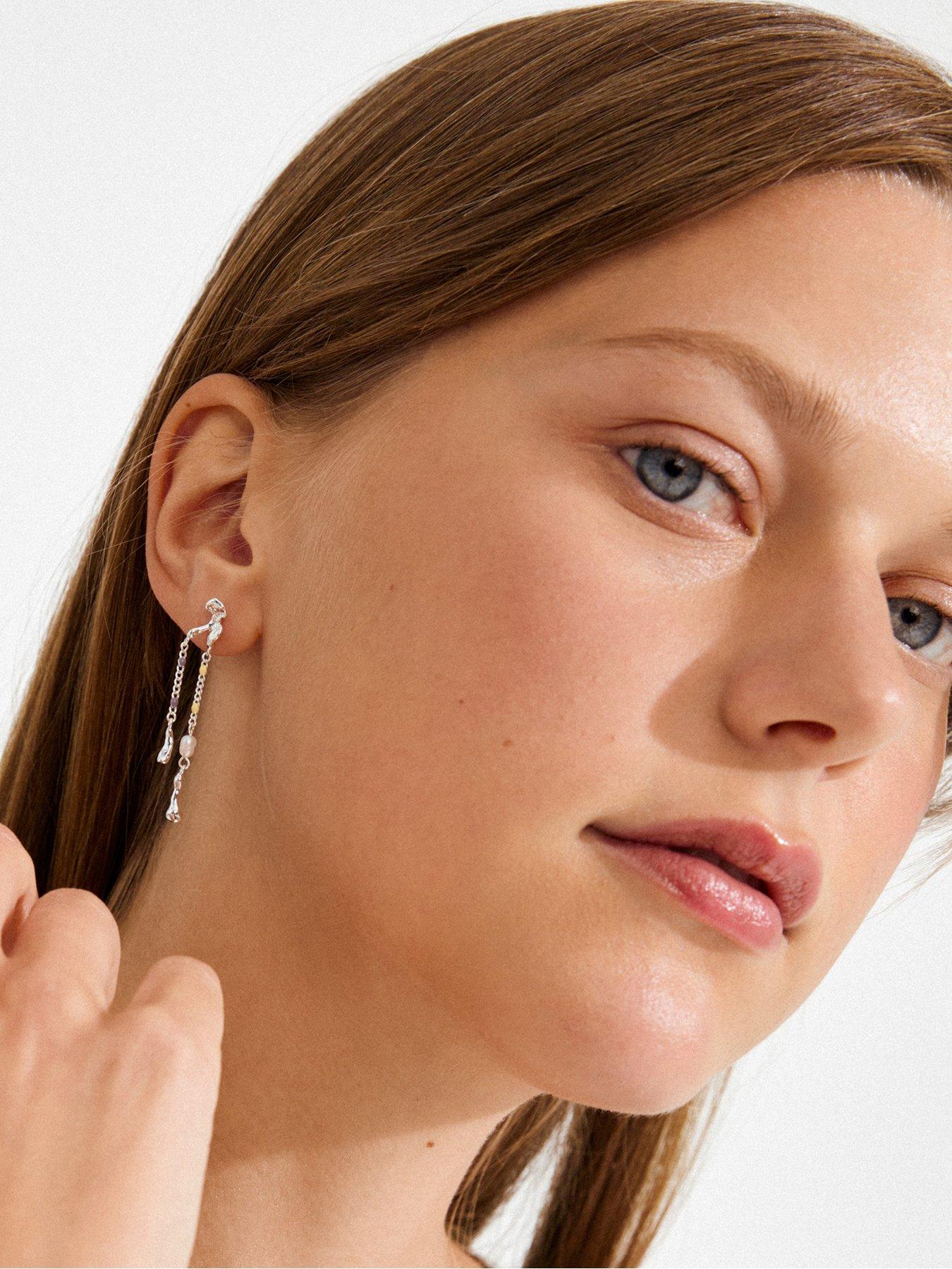 Image 4 of 4 of Pilgrim Reggie - earrings silver-plated