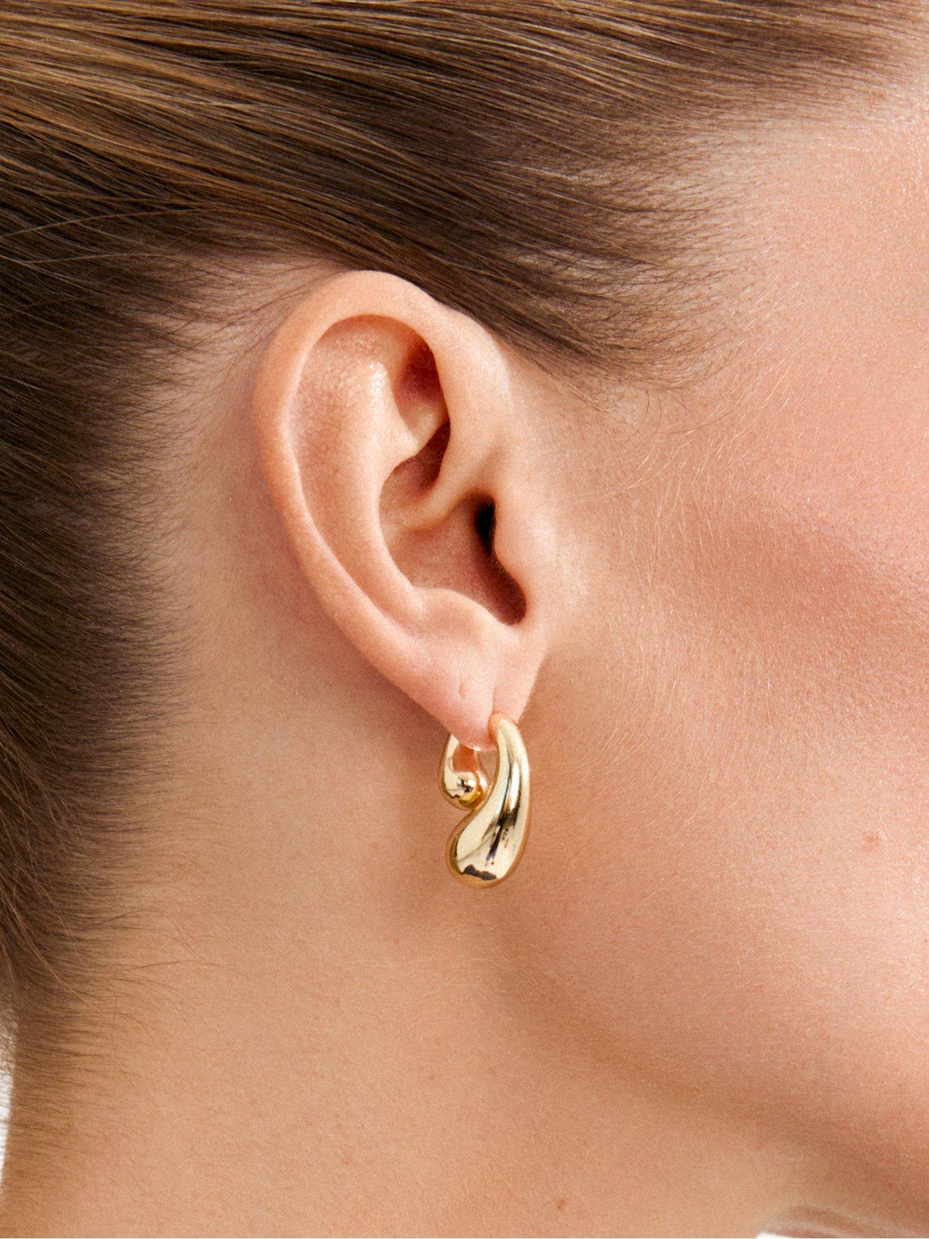 Image 2 of 3 of Pilgrim JENNINGS earrings gold-plated