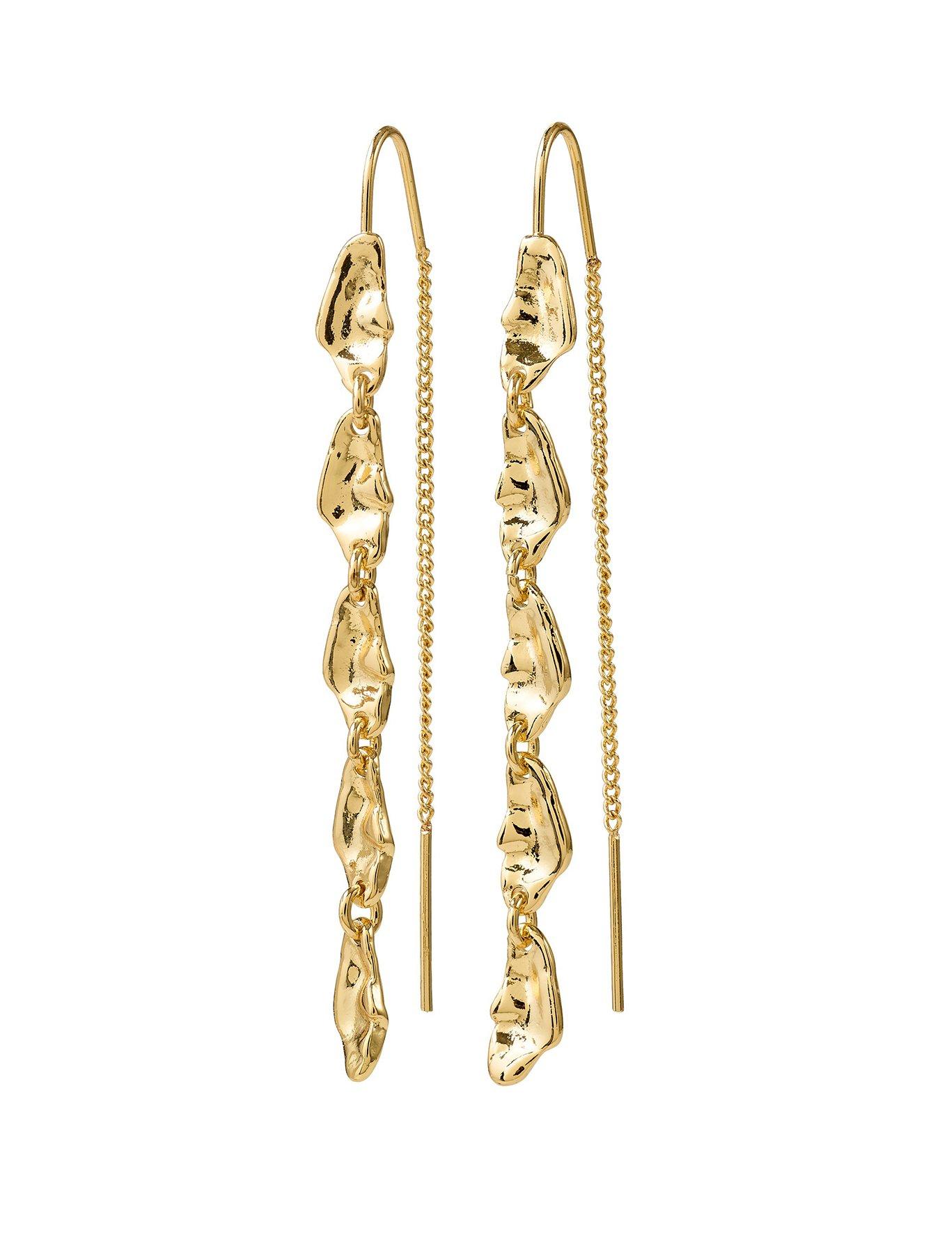 Pilgrim ELIYAH chain earrings gold-plated