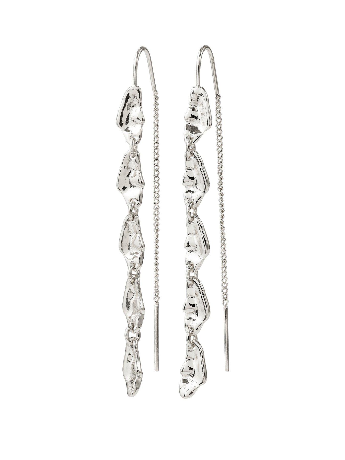 Pilgrim ELIYAH chain earrings silver-plated
