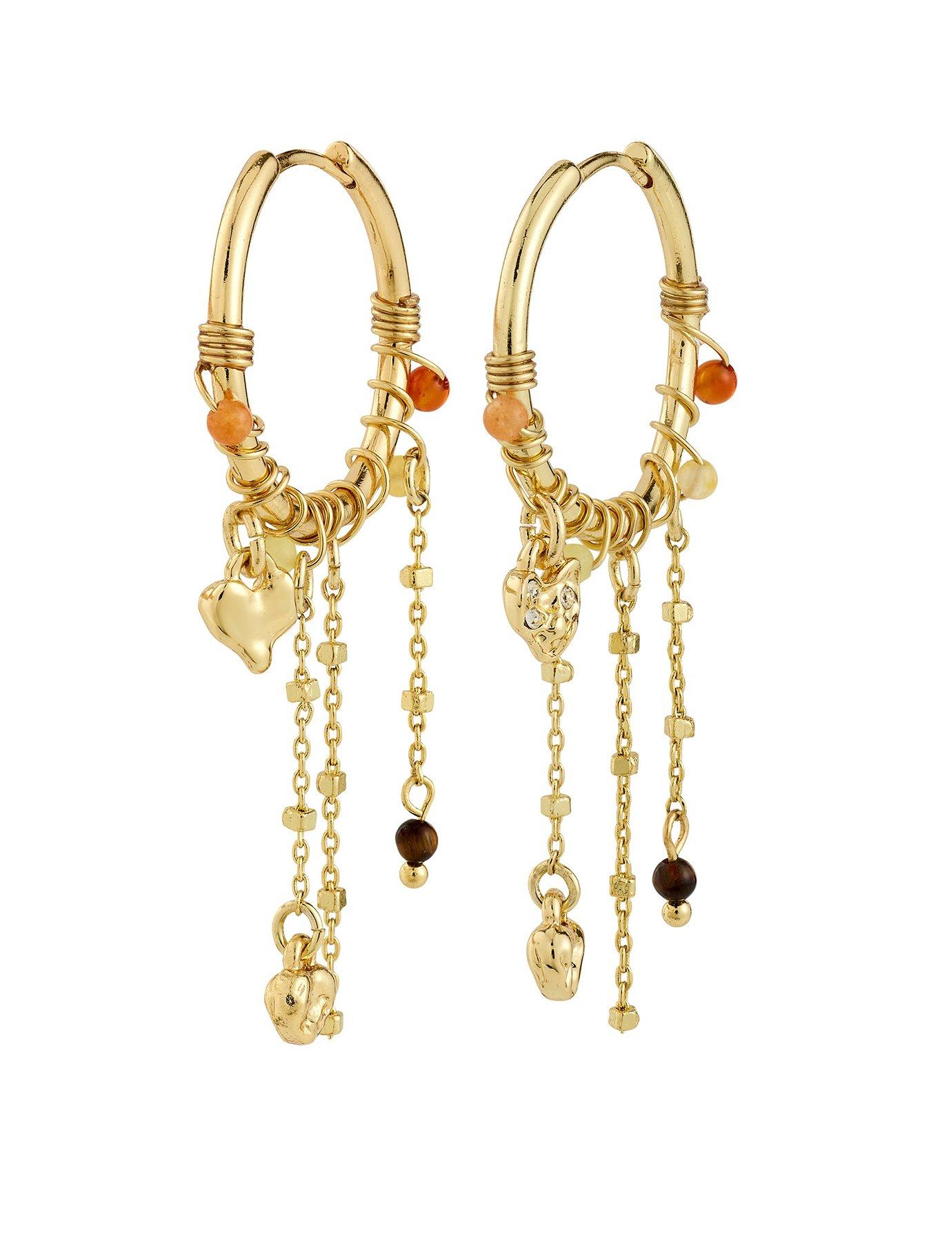 Pilgrim MYLAN earrings gold-plated