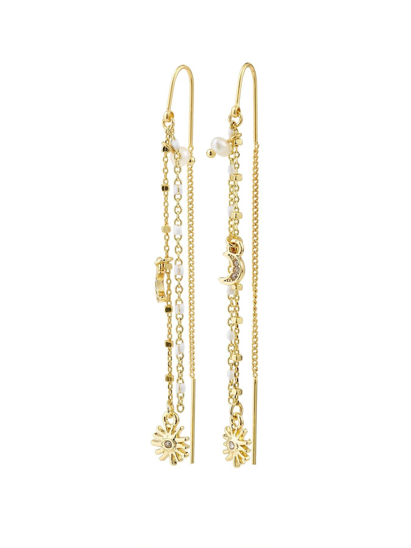 Pilgrim MYLAN chain earrings gold-plated