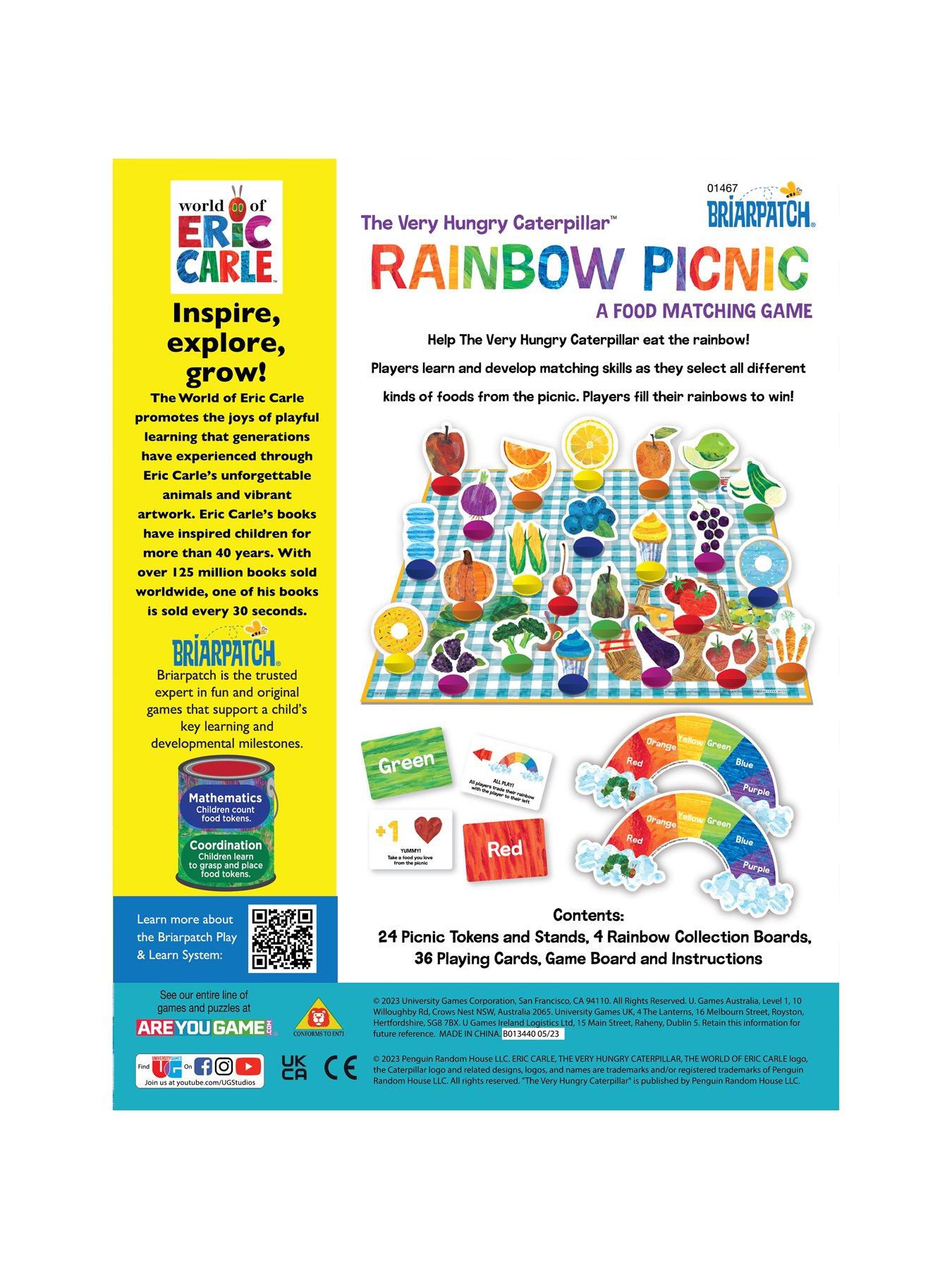 Image 2 of 5 of University Games The Very Hungry Caterpillar Rainbow Picnic Game