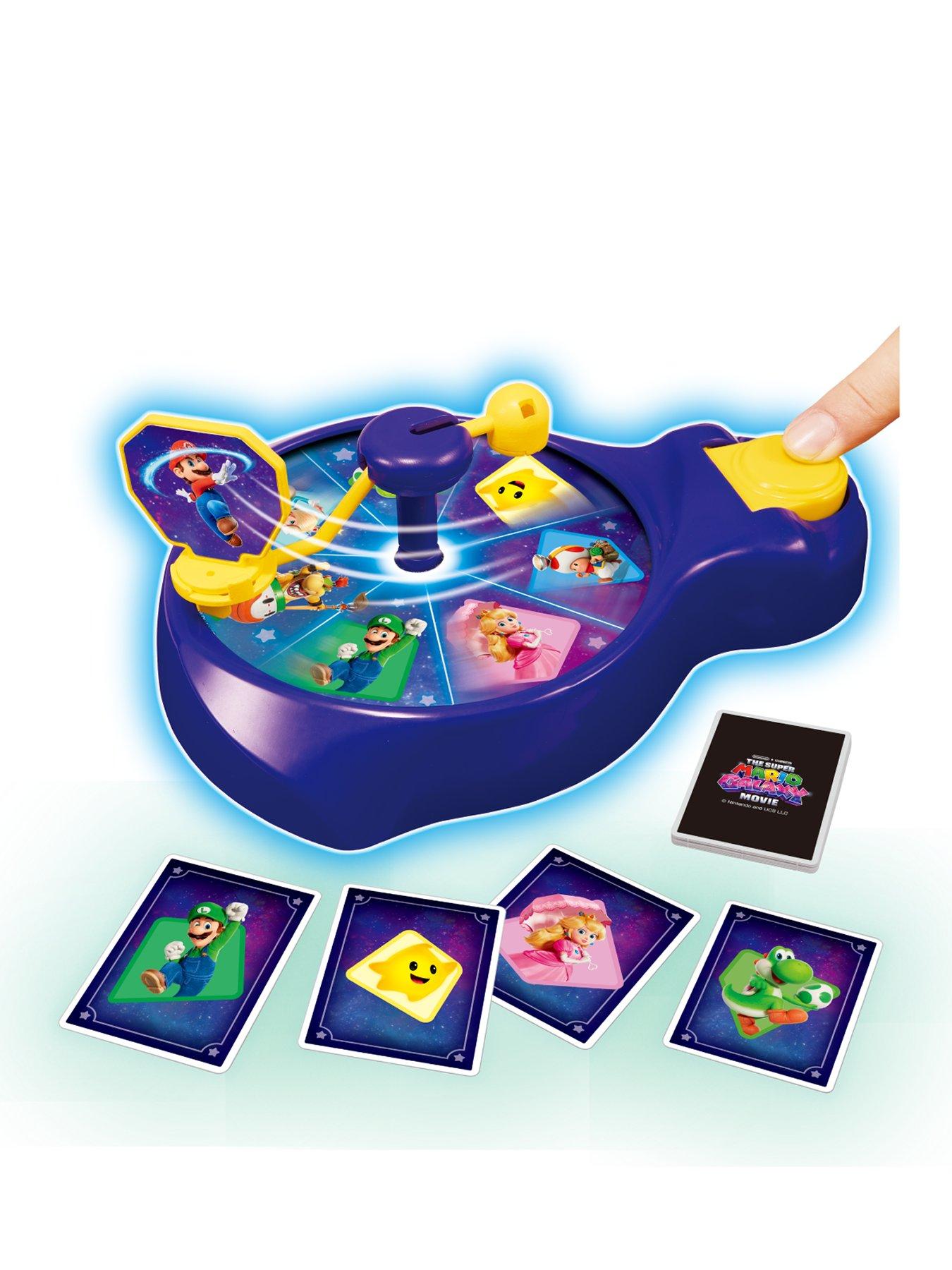 Juego De Mesa EPOCH Games Spin 'n Match De Super Mario Galaxy, Giro Y Coincidencia De Imágenes Para 1 A 4 Jugadores Desde 4 Años
